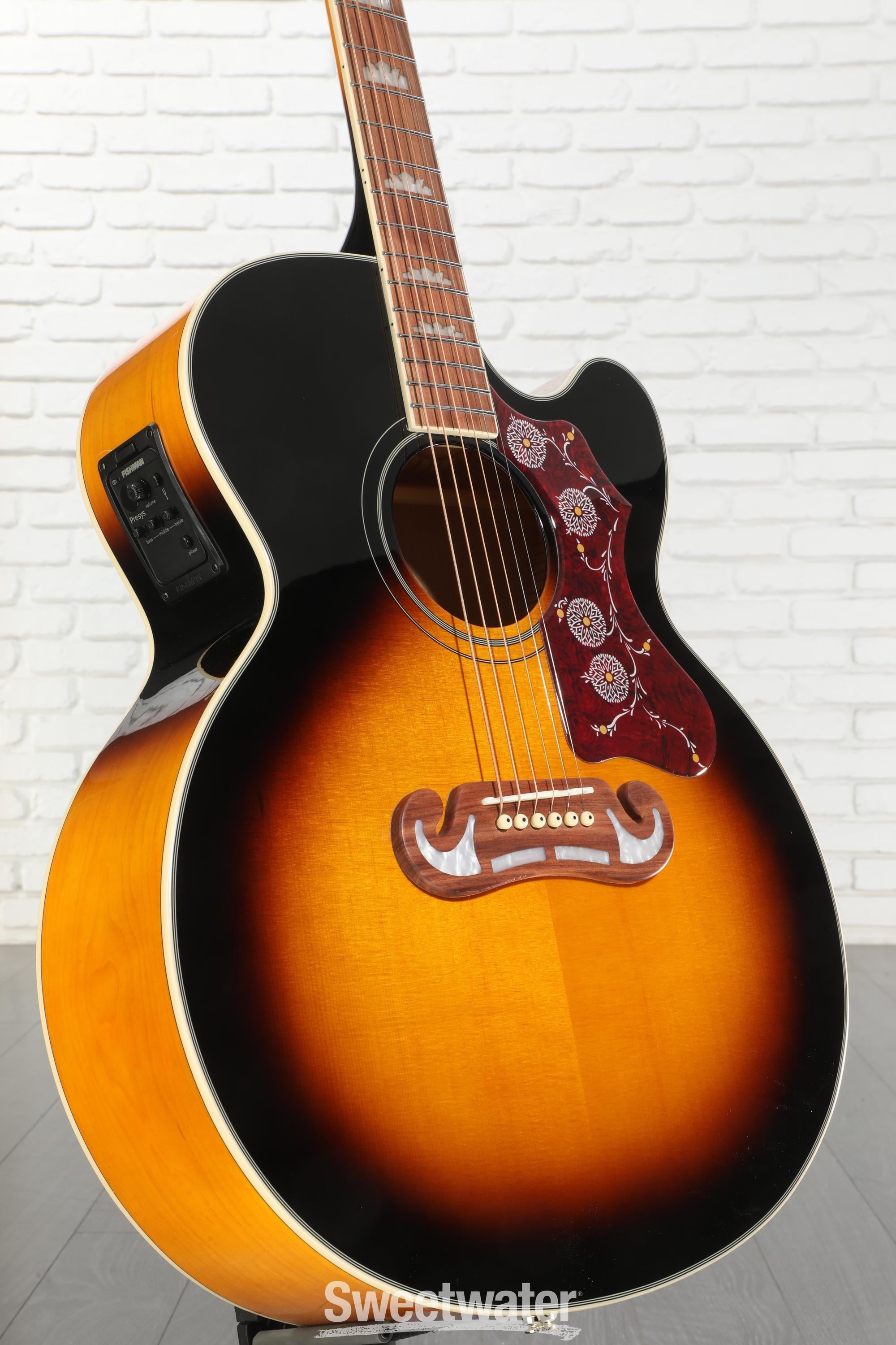 Epiphone J-200EC Studio Acoustic-Electric Guitar - Vintage