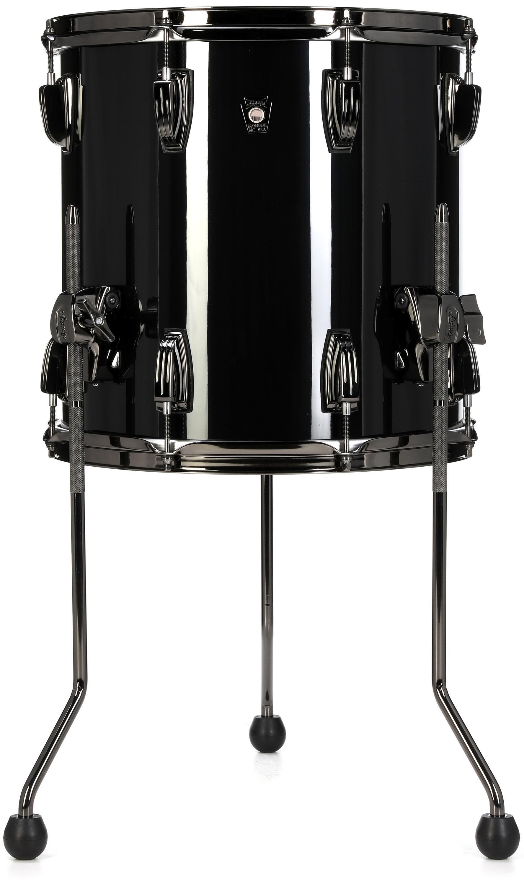 Ludwig Maple 18×16 Floor Tom + ファイバーケース Ludwig Classic Maple Floor Tom - 16 inches x 18 inches, Silver