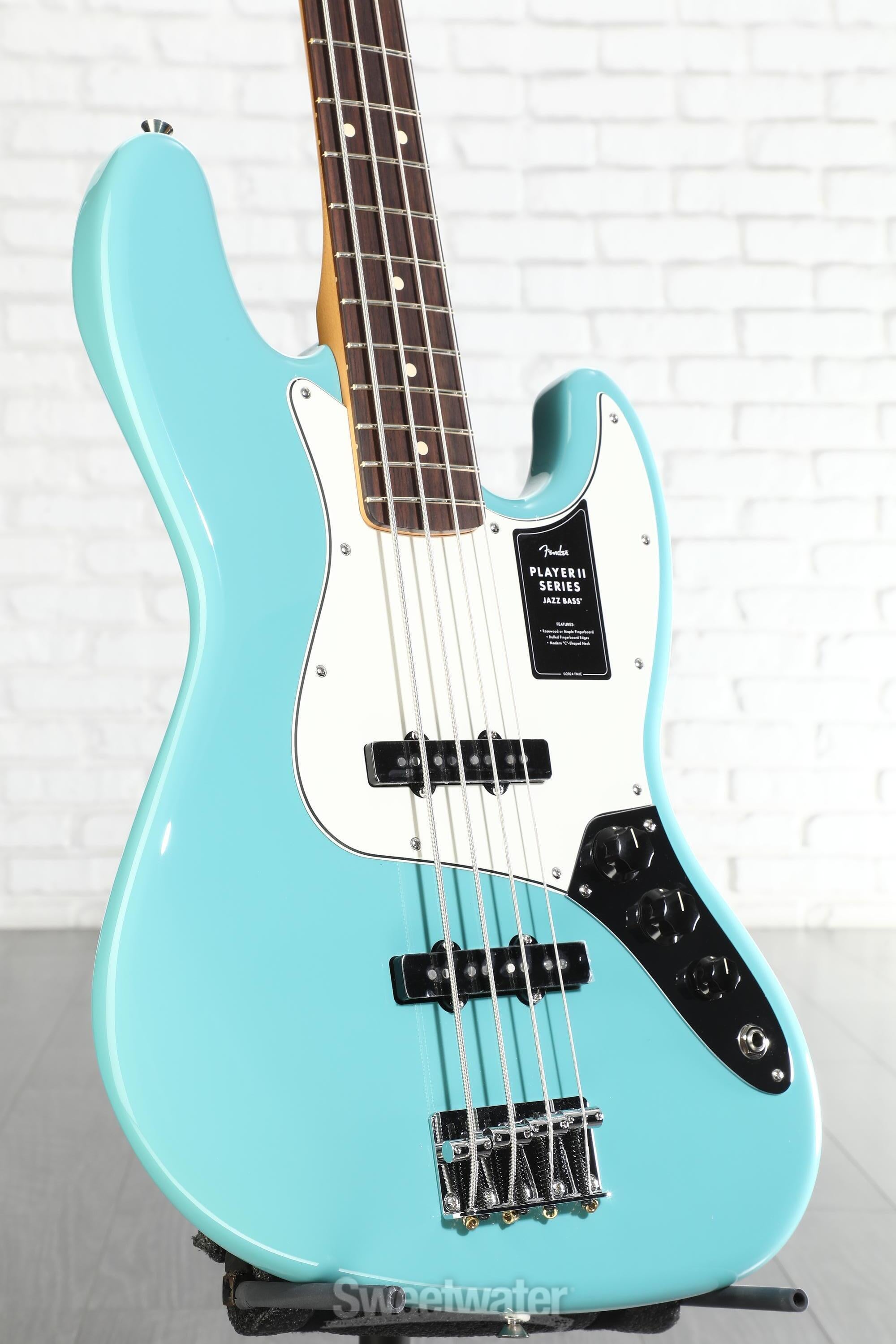 Fender Player II Jazz Bass - Aquatone Blue with Rosewood