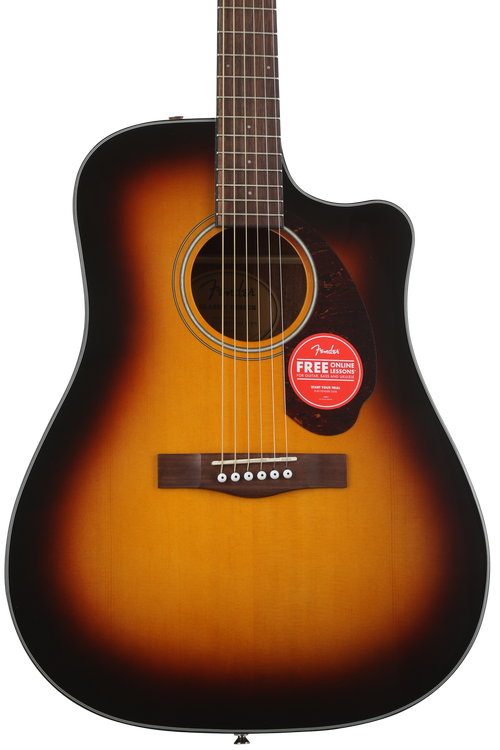 Fender CD-140SCE Dreadnought Acoustic Electric Guitar Sunburst