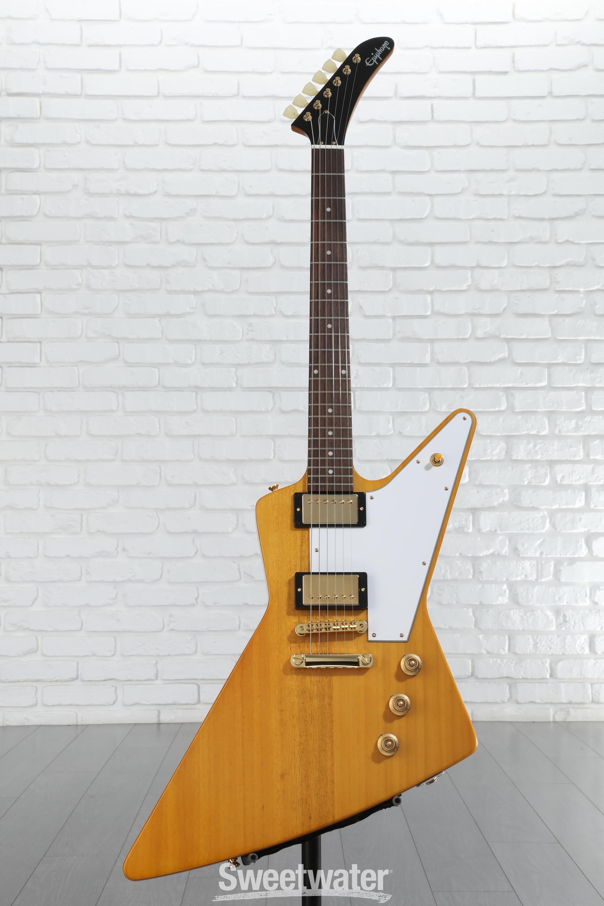 Epiphone 1958 Korina Explorer Electric Guitar - Natural