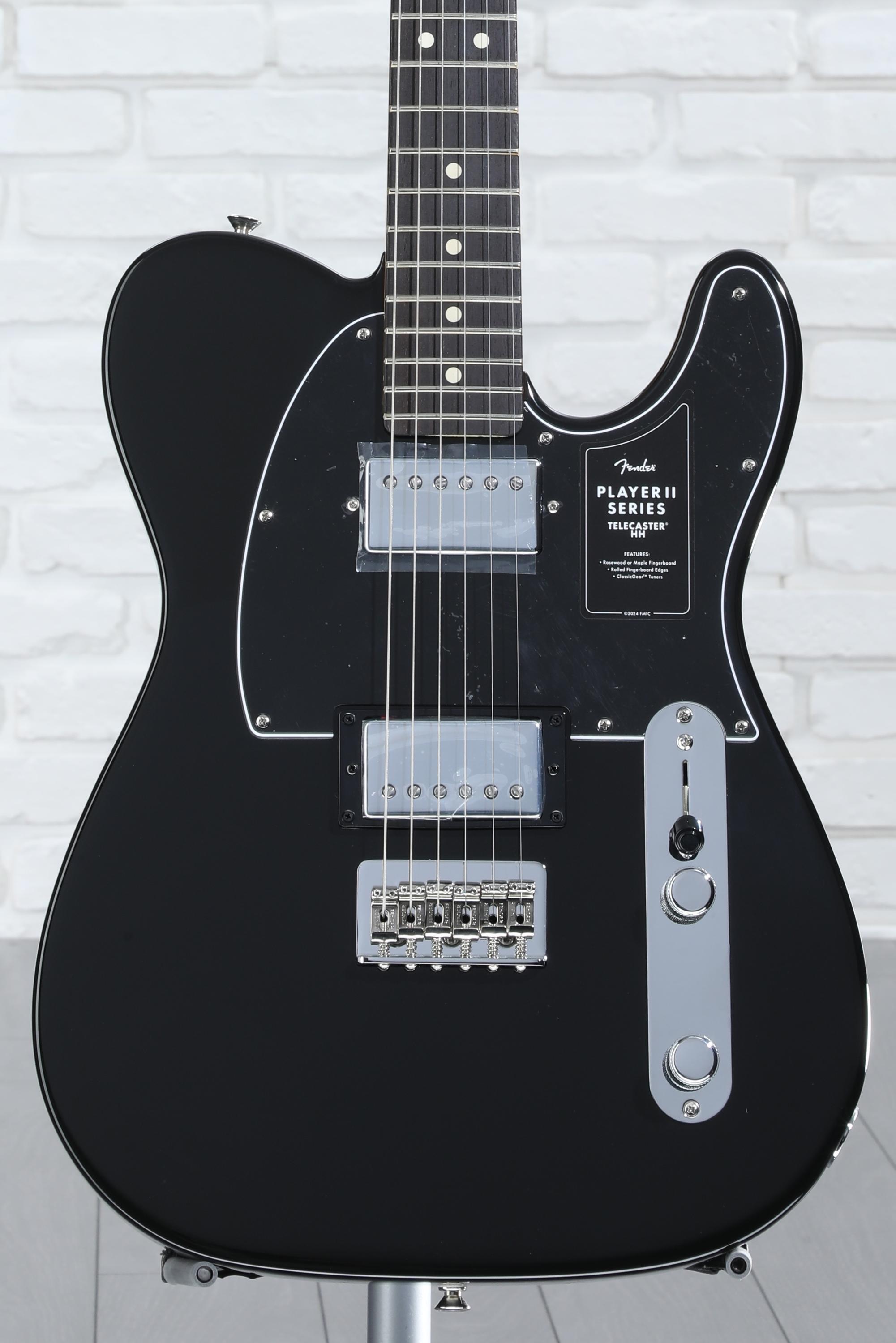 Fender Player II Telecaster HH Electric Guitar - Black with Rosewood  Fingerboard | Sweetwater