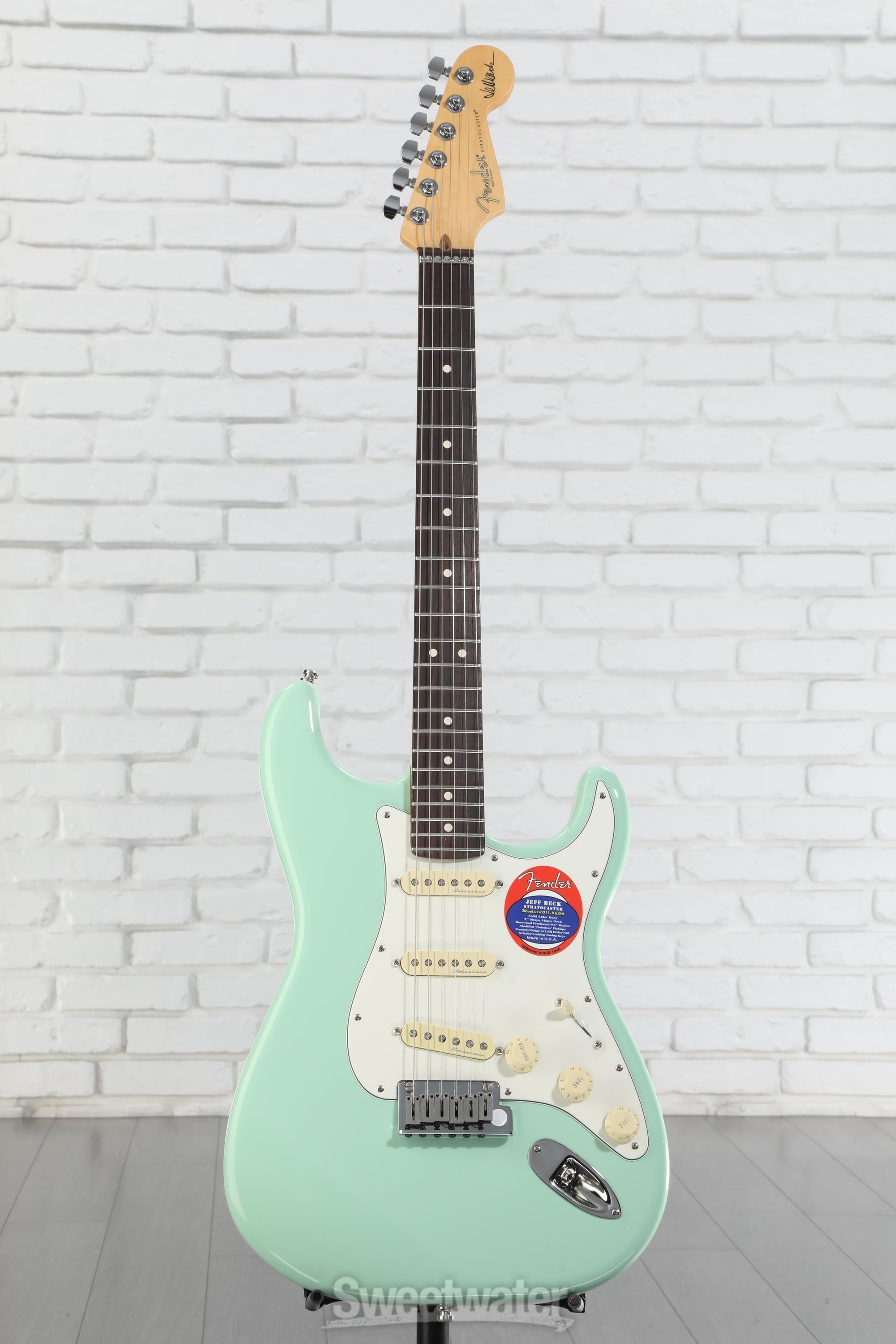 Fender Jeff Beck Stratocaster - Surf Green with Rosewood
