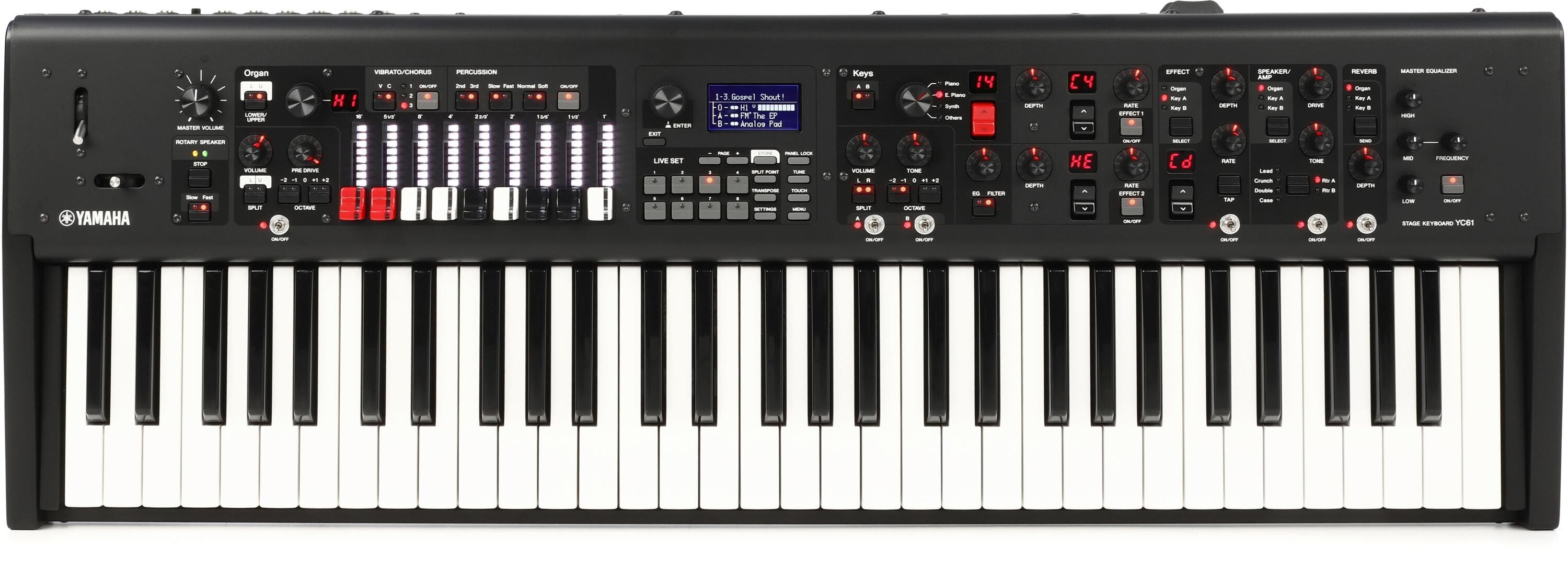 Yamaha YC61 61-key Stage Keyboard with Soft Case