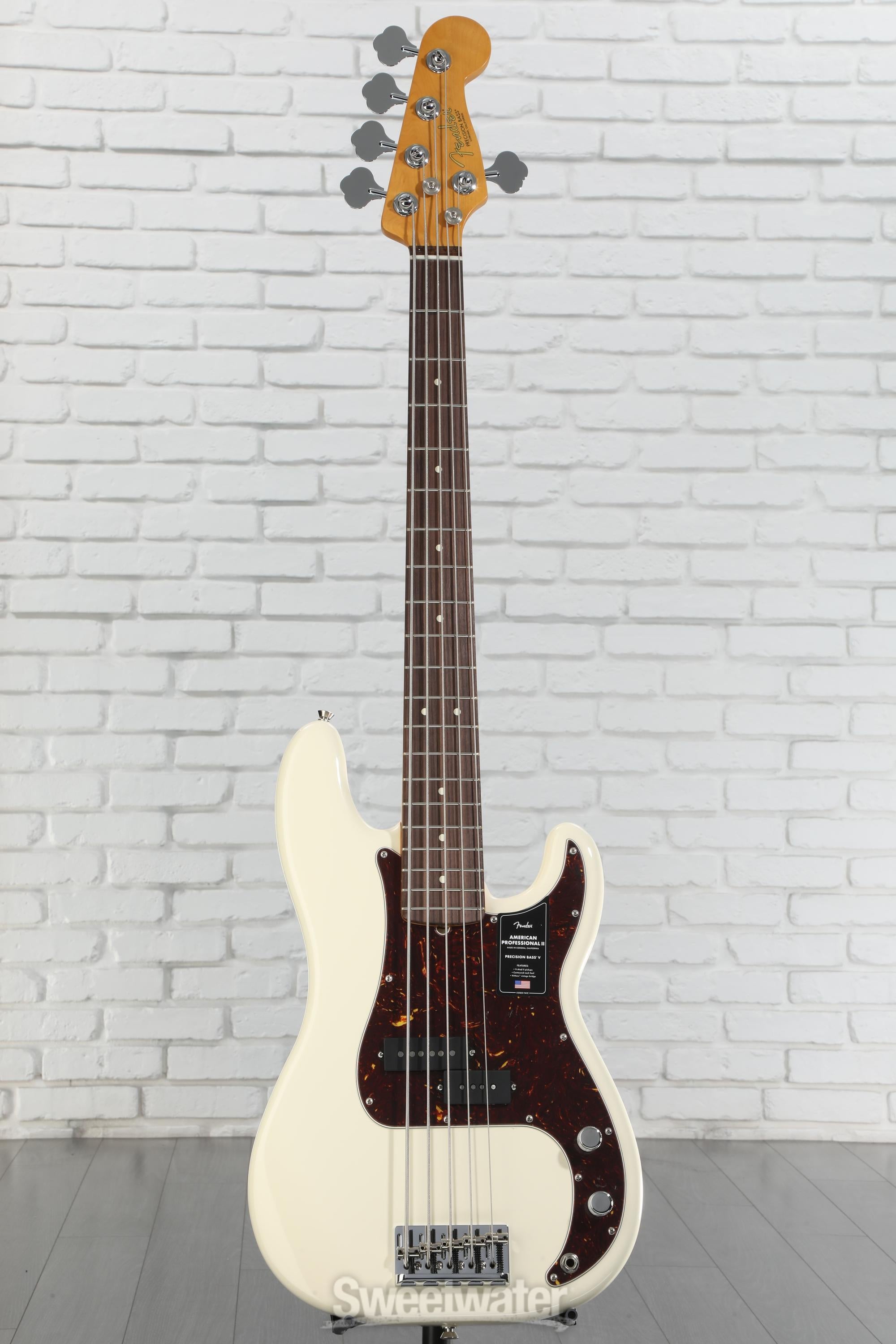 Fender American Professional II Precision Bass V - Olympic