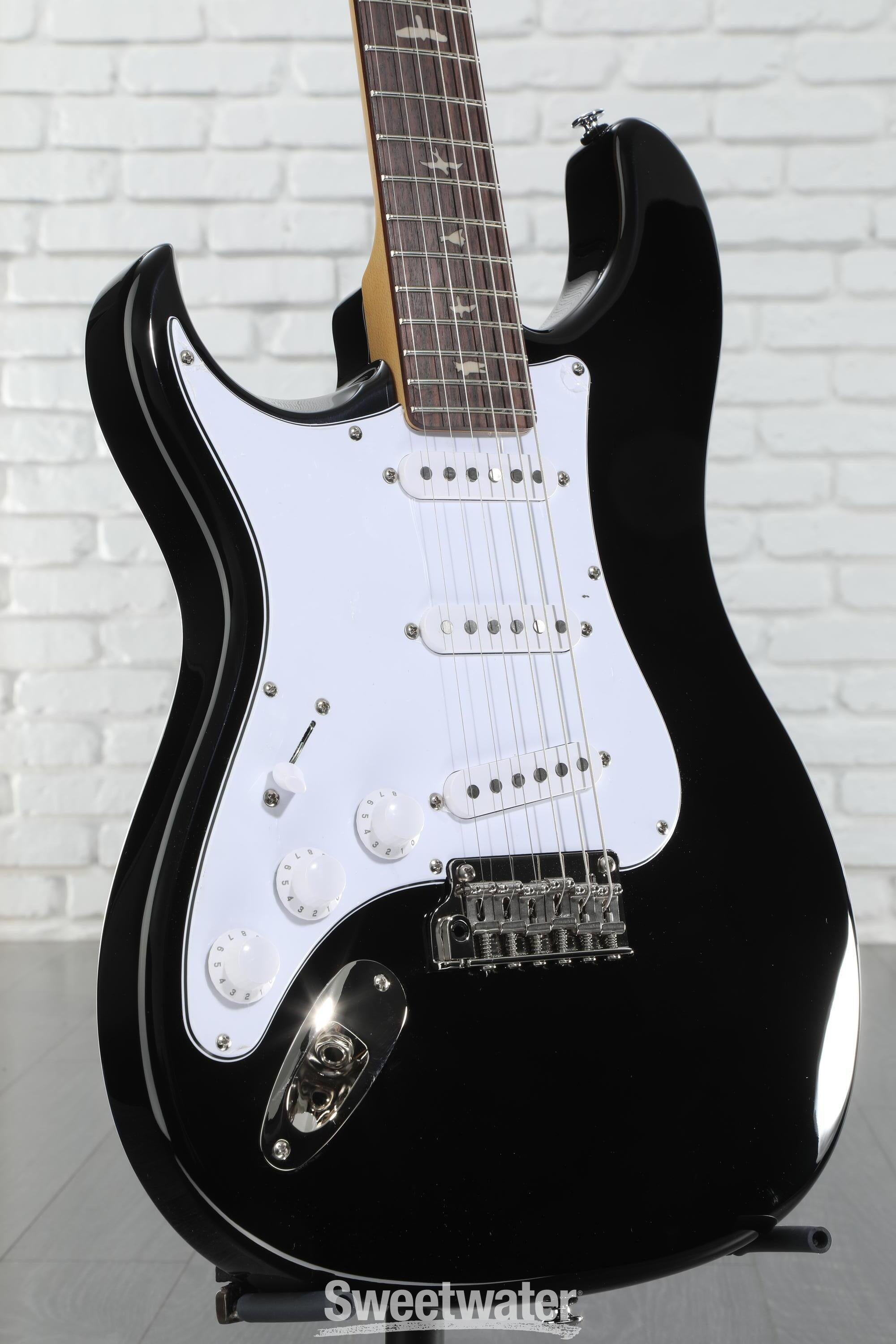 PRS SE Silver Sky Left-handed Electric Guitar - Piano Black with