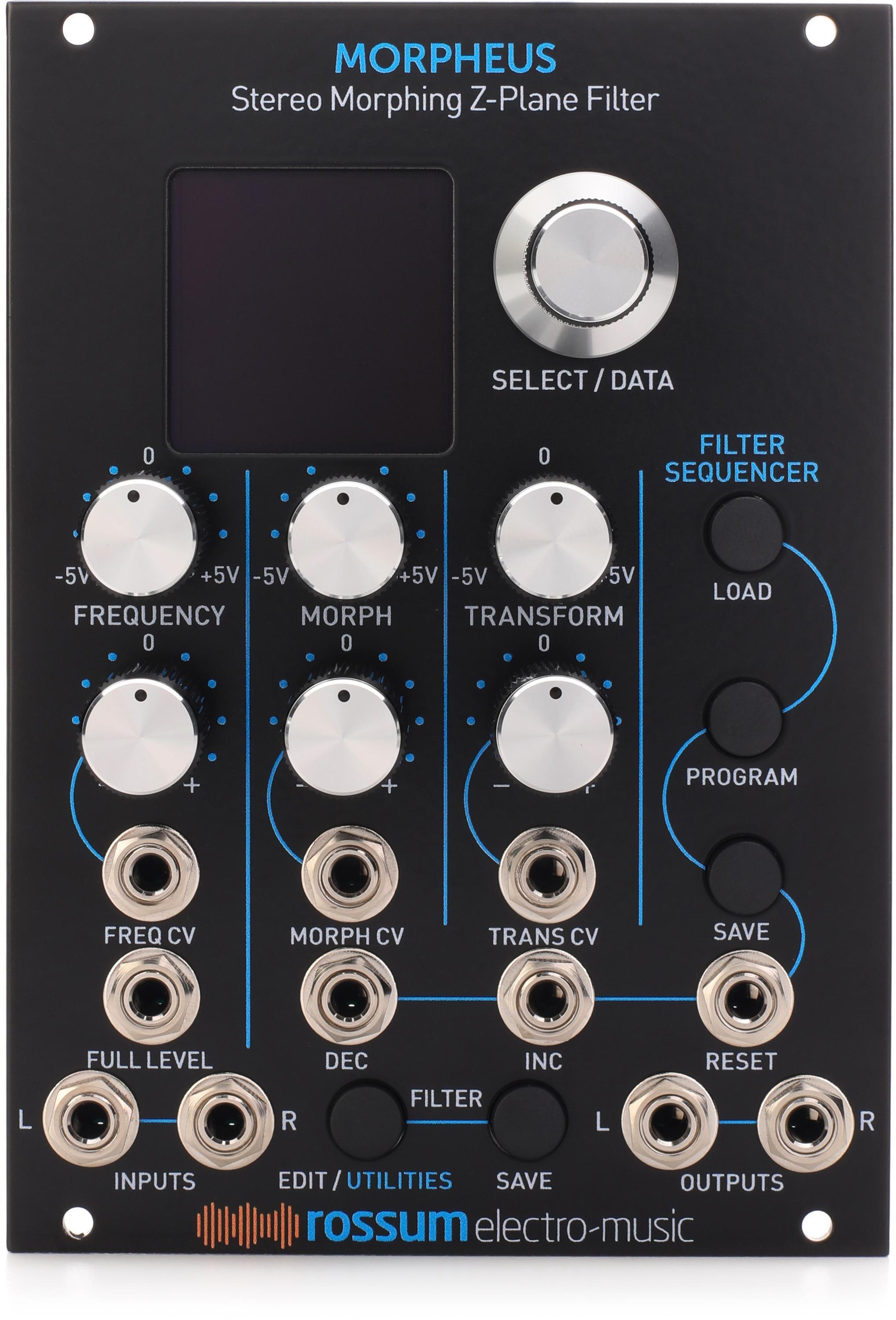 Rossum Electro-Music Morpheus Stereo Morphing Z-Plane Filter Eurorack ...