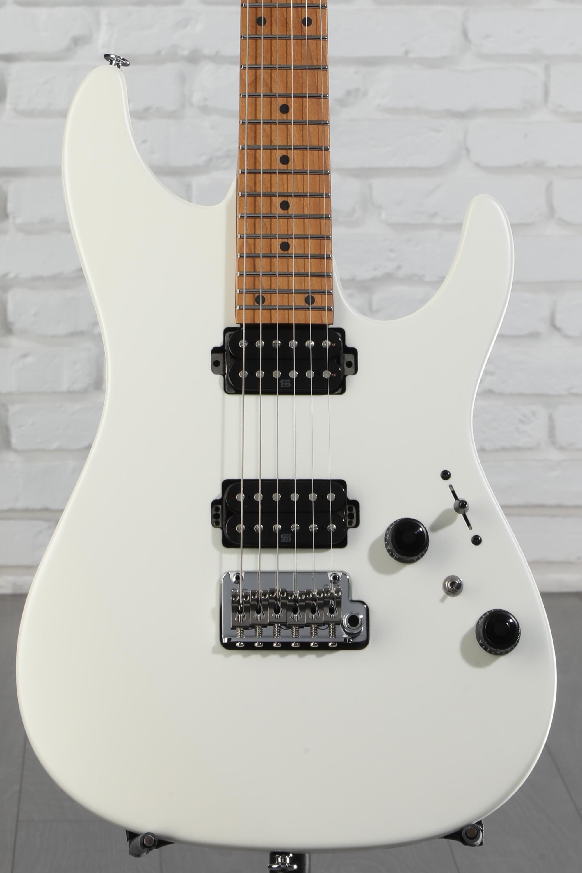 Ibanez Prestige AZ2402 Electric Guitar - Pearl White Flat | Sweetwater