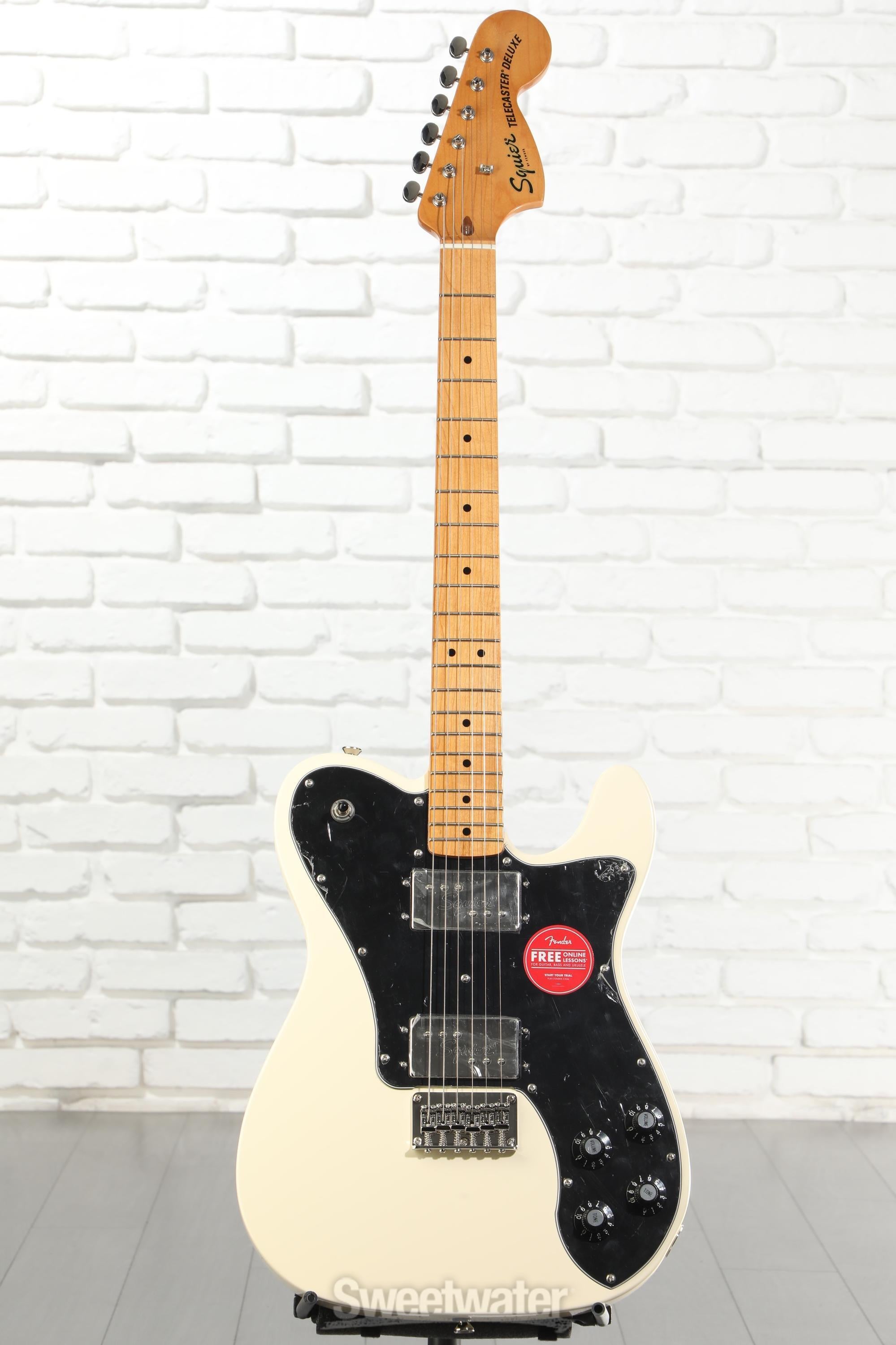 ギター Squier Classic Vibe Telecaster deluxe Squier Classic Vibe '70s Telecaster Deluxe - Olympic White