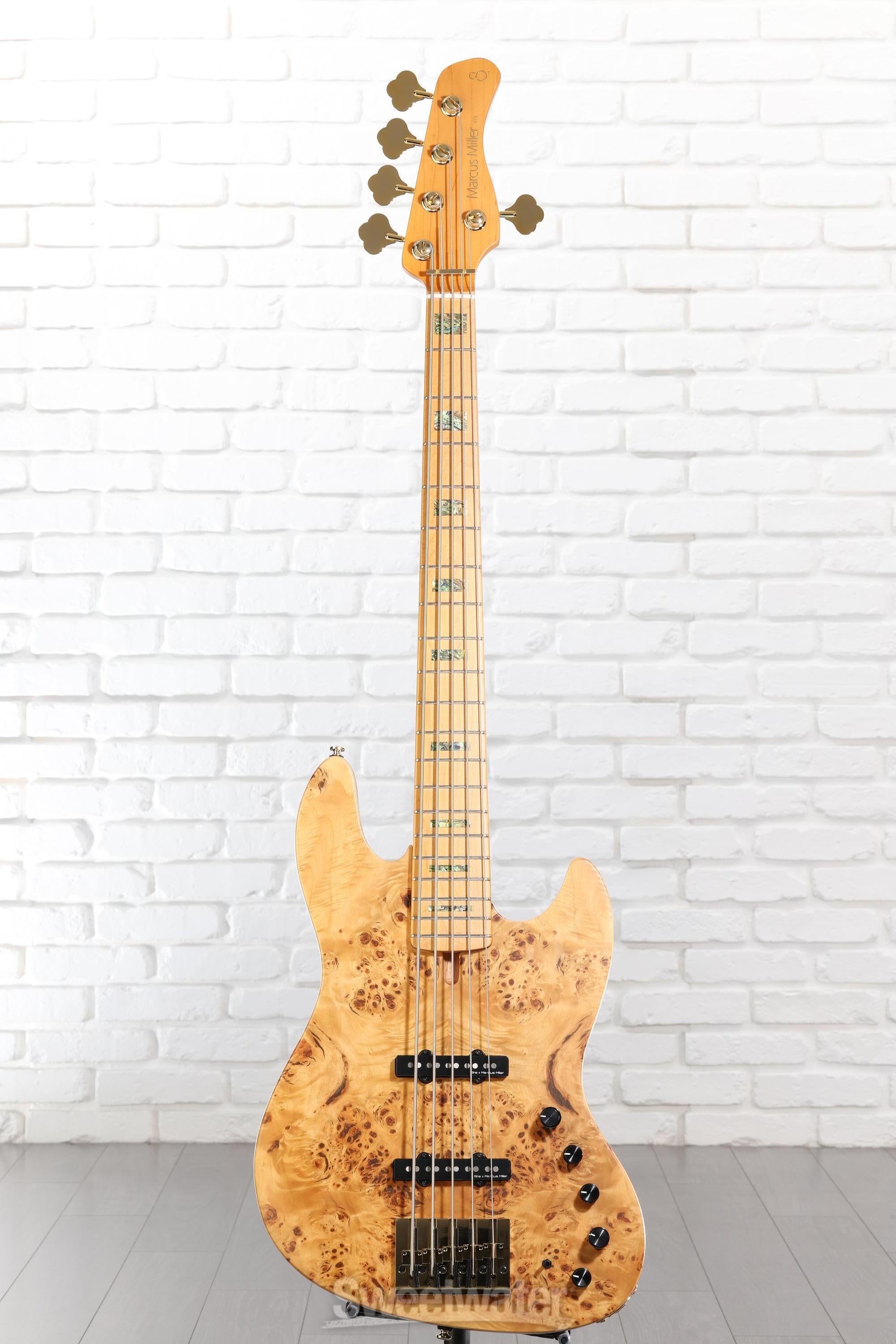 Sire Marcus Miller V10 5-string Bass Guitar - Natural Satin