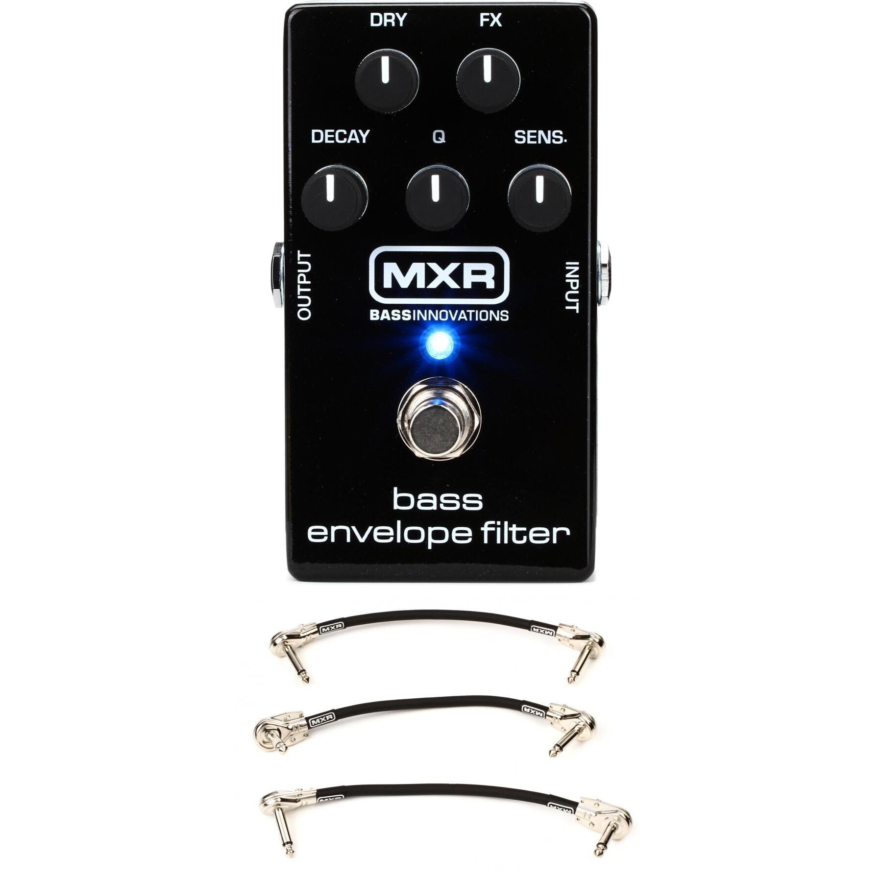 MXR M82 Bass Envelope Filter Pedal with 3 Patch Cables | Sweetwater