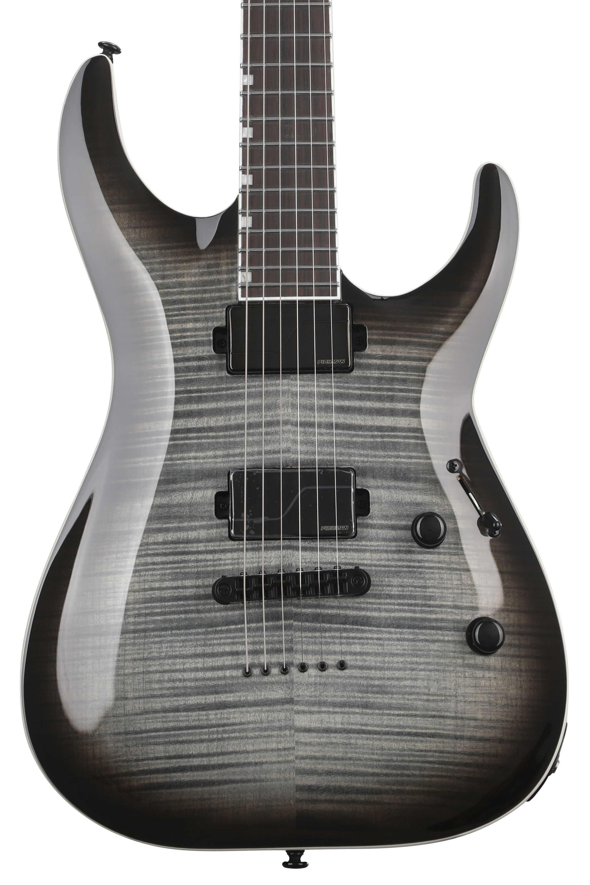 ESP LTD M-1007 Multi-Scale - See Thru Black Satin | Sweetwater