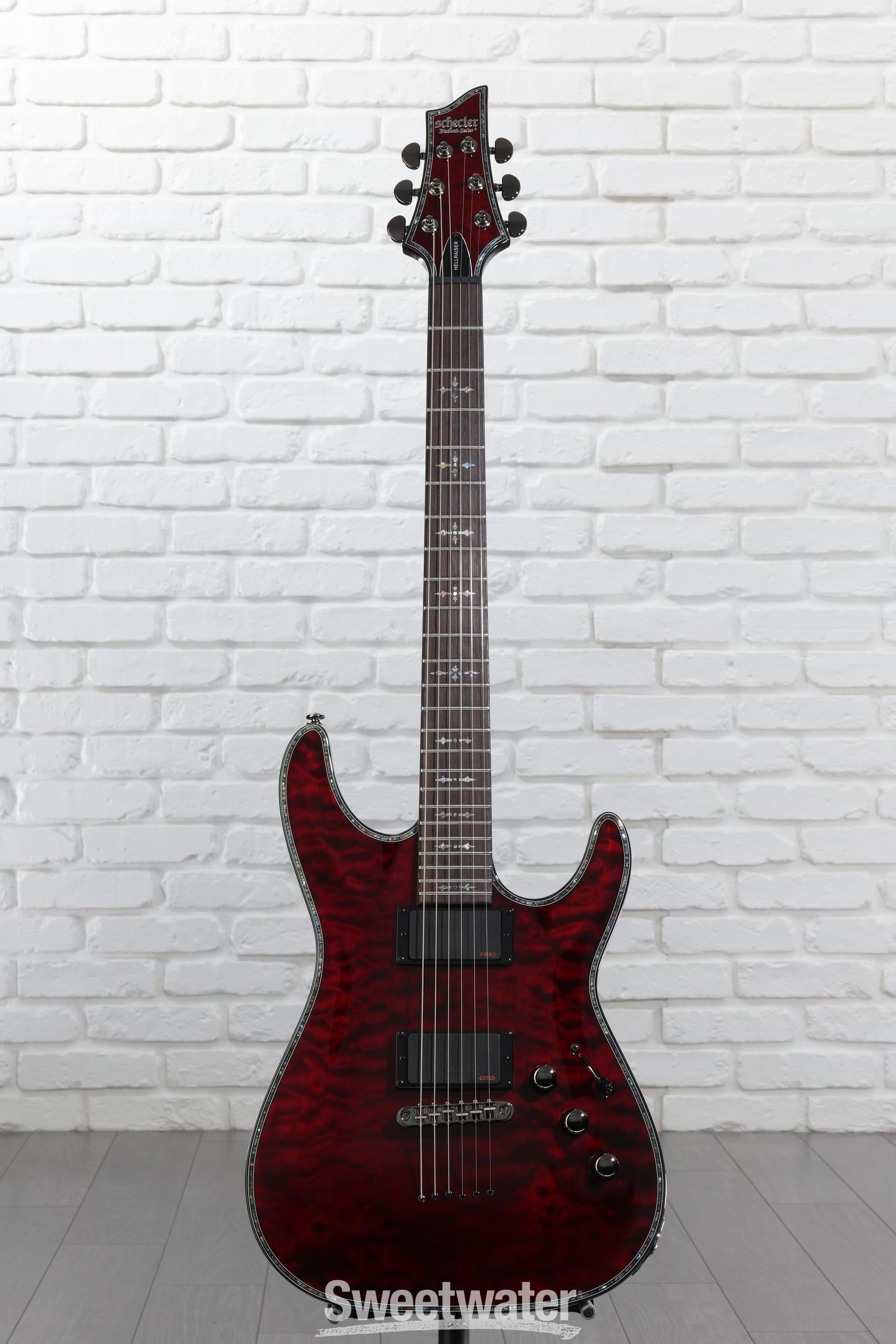 Schecter Hellraiser C-1 Electric Guitar - Black Cherry | Sweetwater