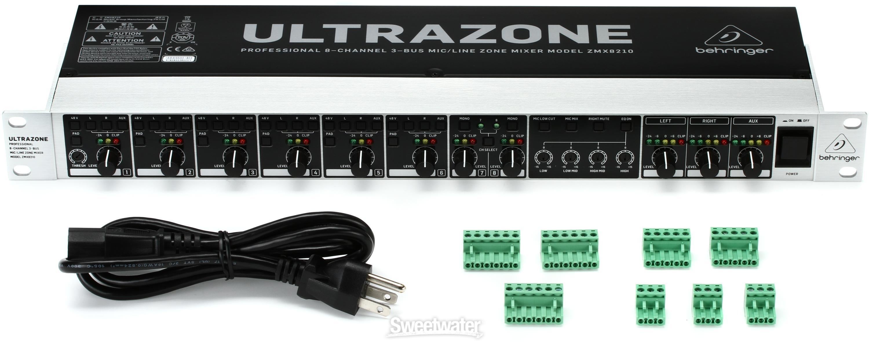 Behringer ZMX8210 V2 Rackmount Zone Mixer