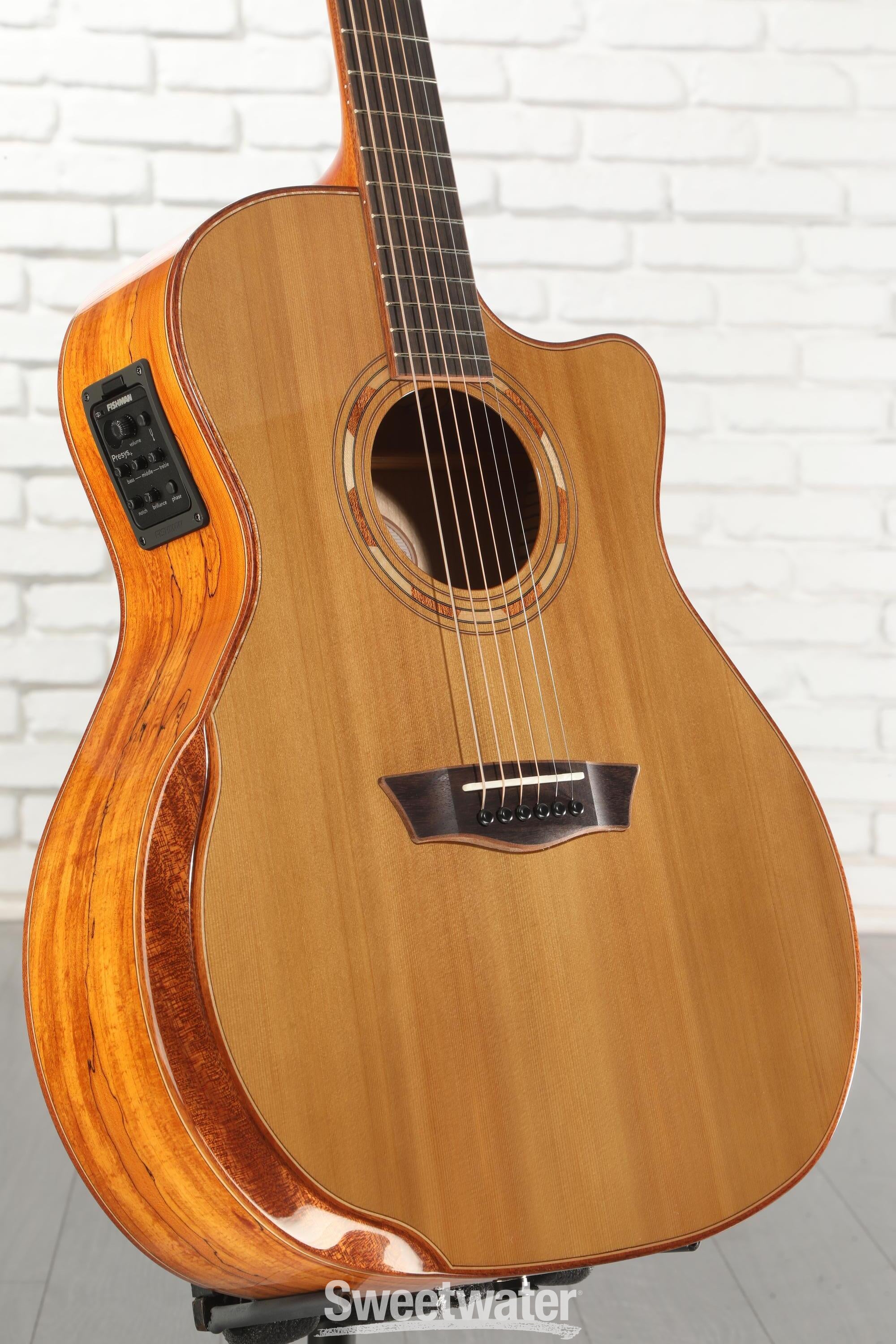 Photo of Washburn Comfort G66SCE Spalt Maple - Natural with Armrest