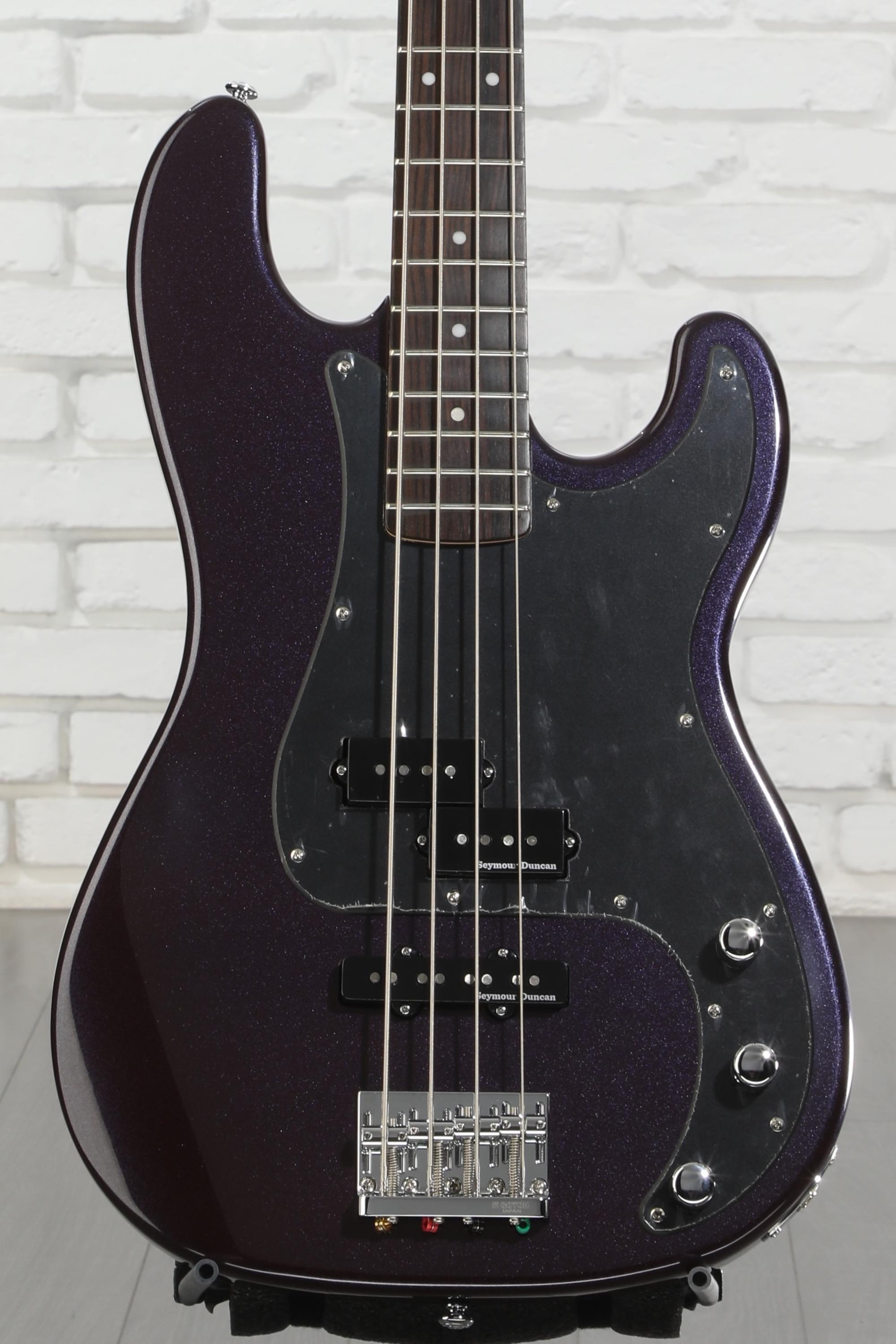 ESP LTD Surveyor '87 Bass Guitar - Dark Metallic Purple | Sweetwater
