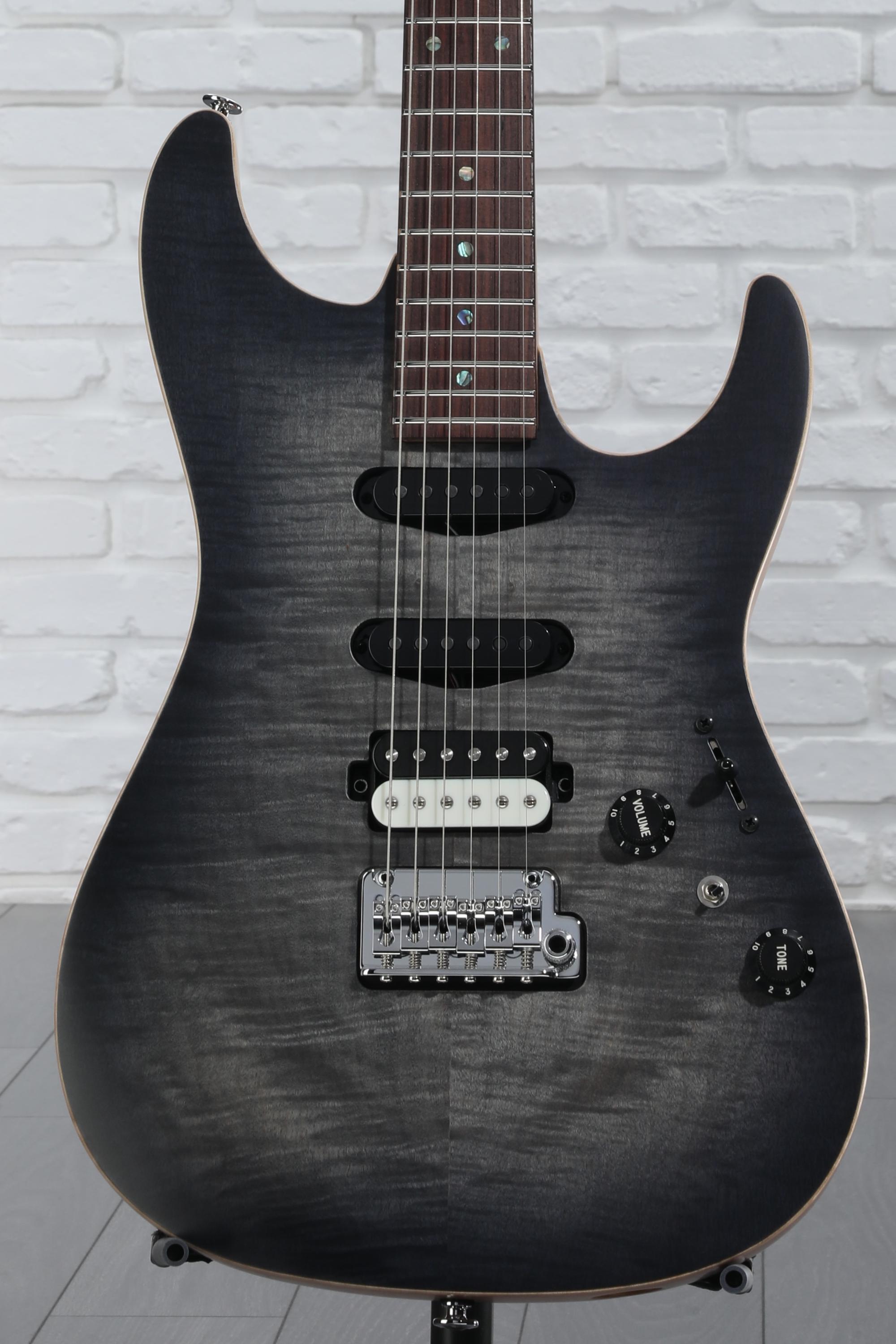 Ibanez Tom Quayle TQM2 Signature Electric Guitar - Charcoal Black