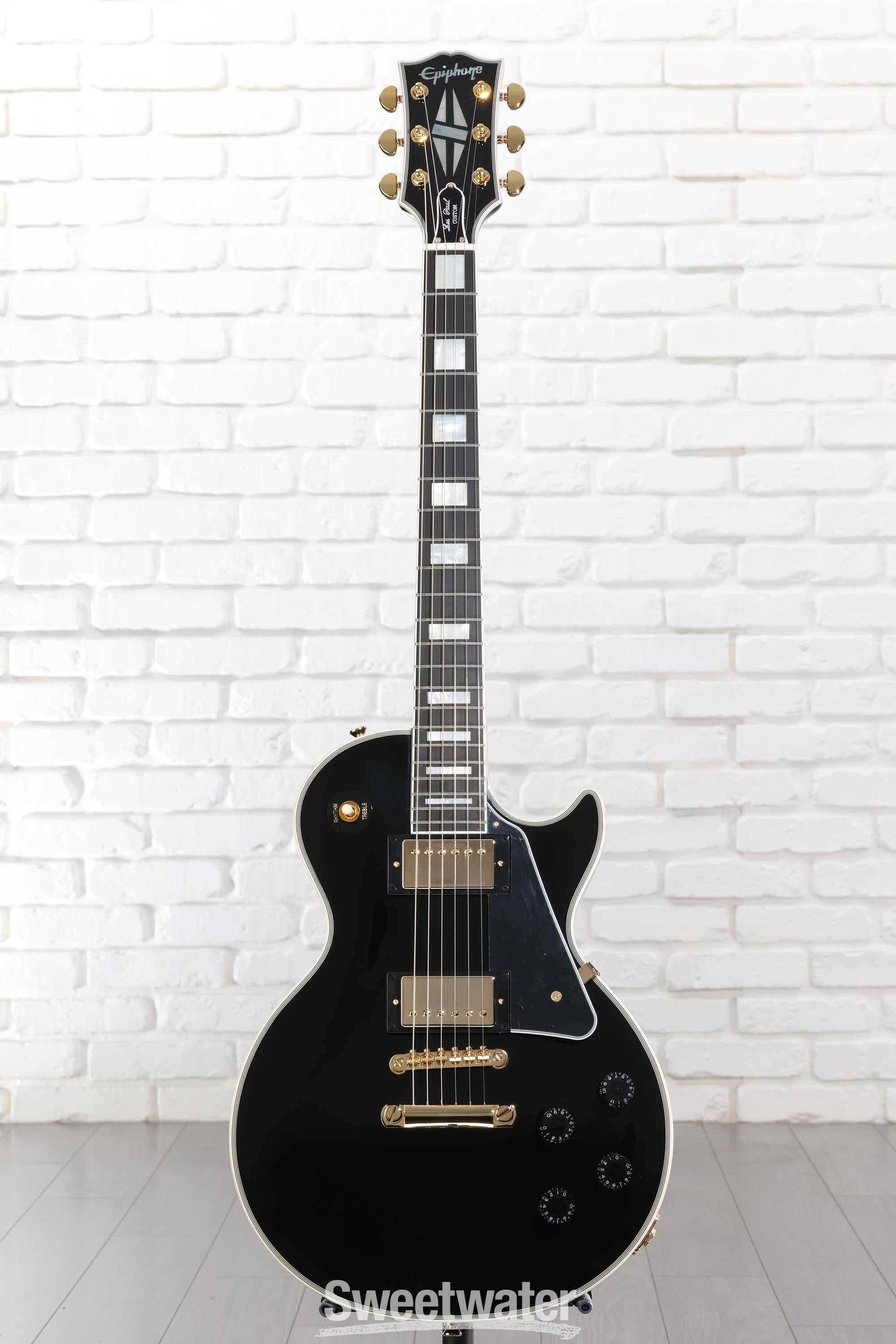 Epiphone Inspired by Gibson Custom Les Paul Custom Electric Guitar