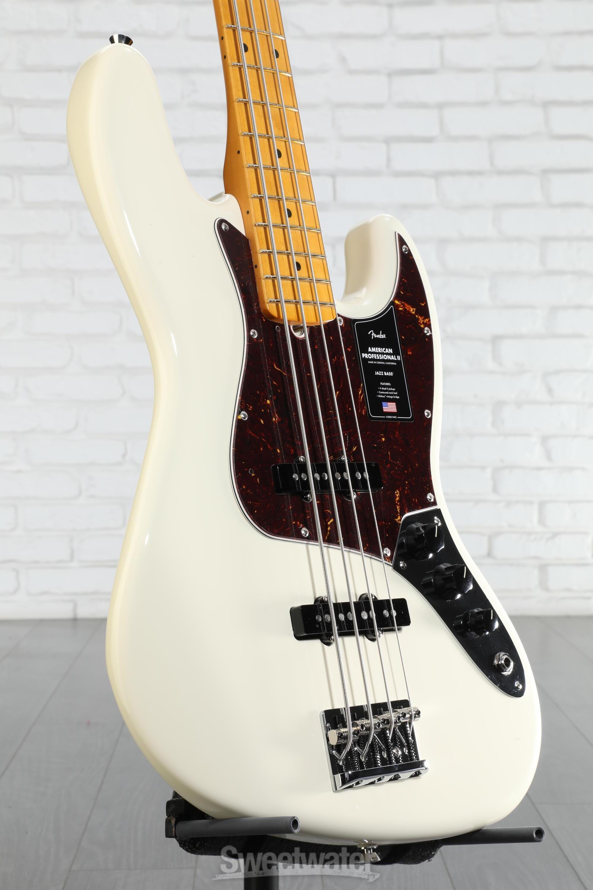 フェンダー American Professional II Jazz Bass Fender American Professional II Jazz Bass - Olympic White with