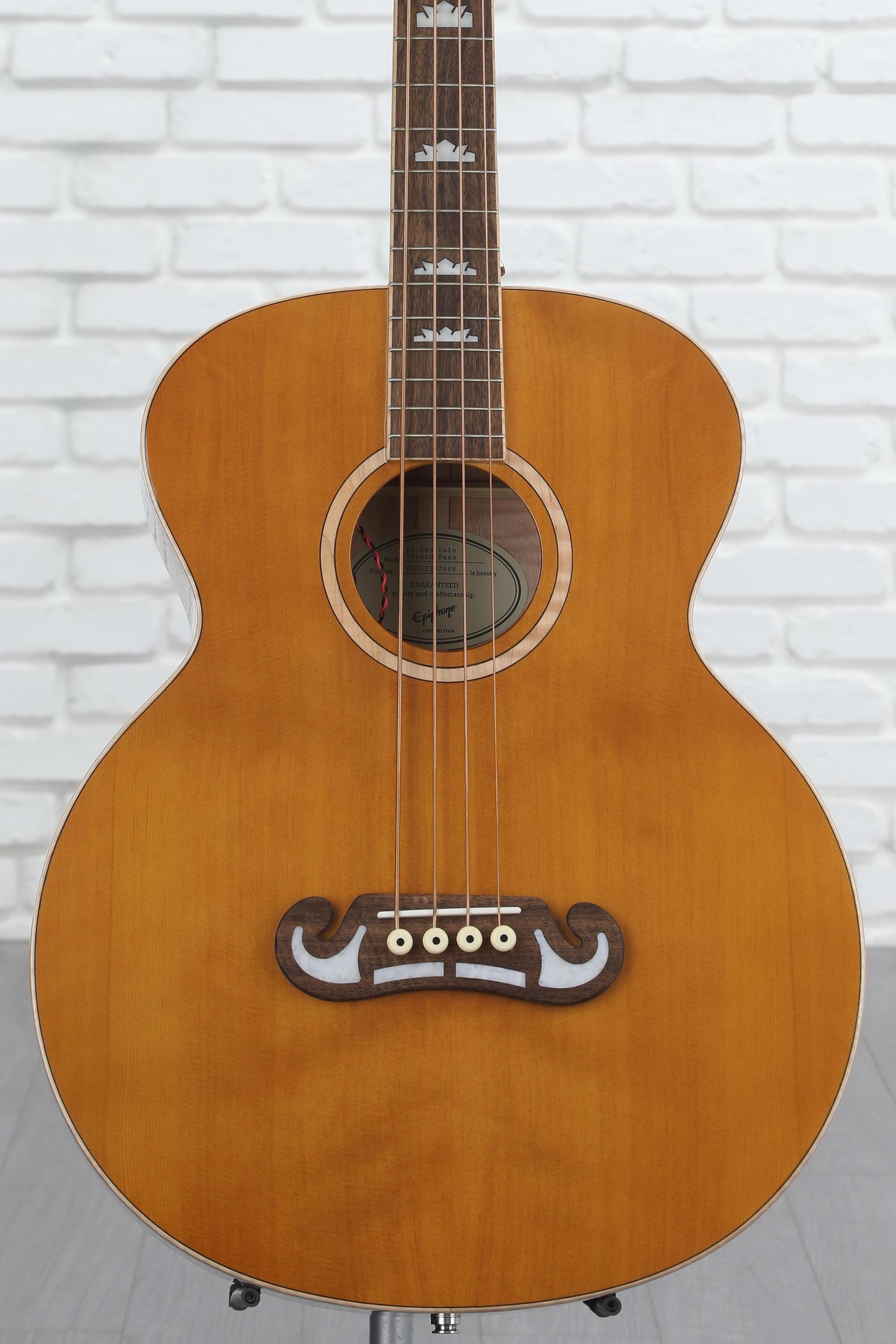 Epiphone El Capitan J-200 Studio Acoustic-electric Bass