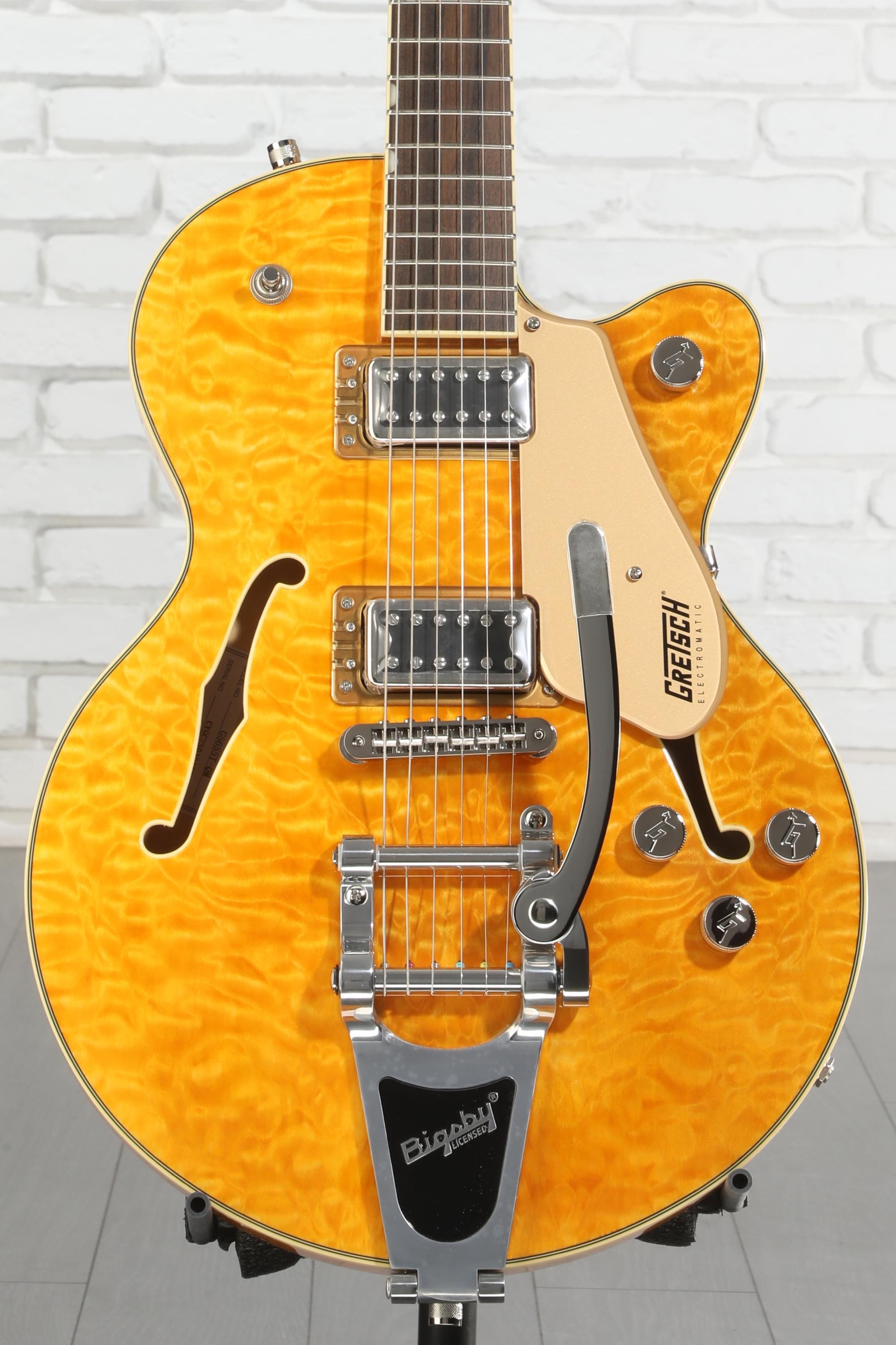 ほぼ新品 Gretsch G5655T-QM ELECTROMATIC Amazon.com: Gretsch G5655T-QM Electromatic Center Block Jr. Quilt