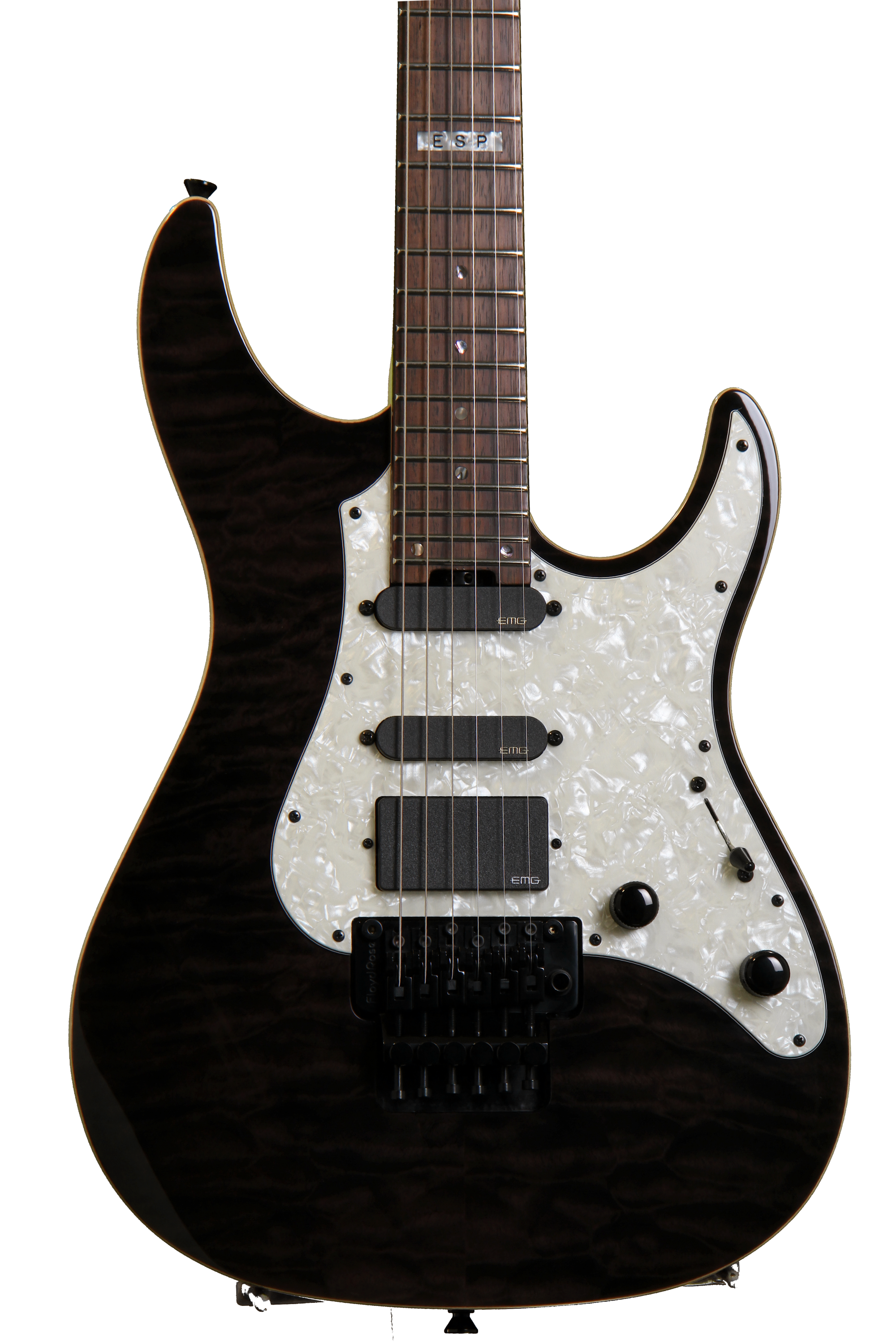 impact　E-Ⅱ STREAM FM STBLK ESP E-II Stream FM STBLK See-Thru Black Electric Bass Guitar