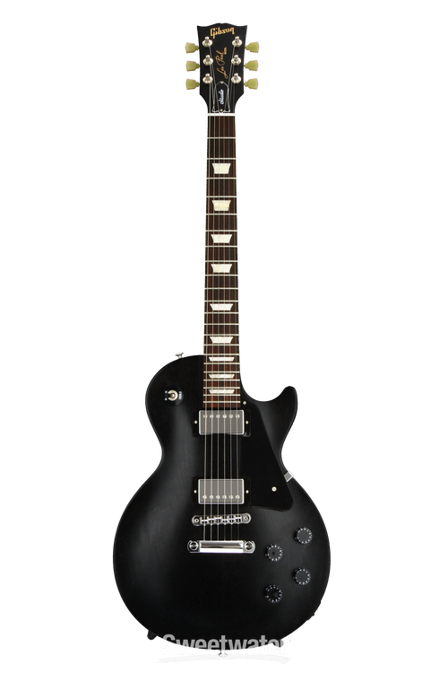 Gibson Les Paul Studio Faded 2016 T - Satin Ebony | Sweetwater Gibson Les Paul Studio Faded 2016 T - Satin Ebony | Sweetwater