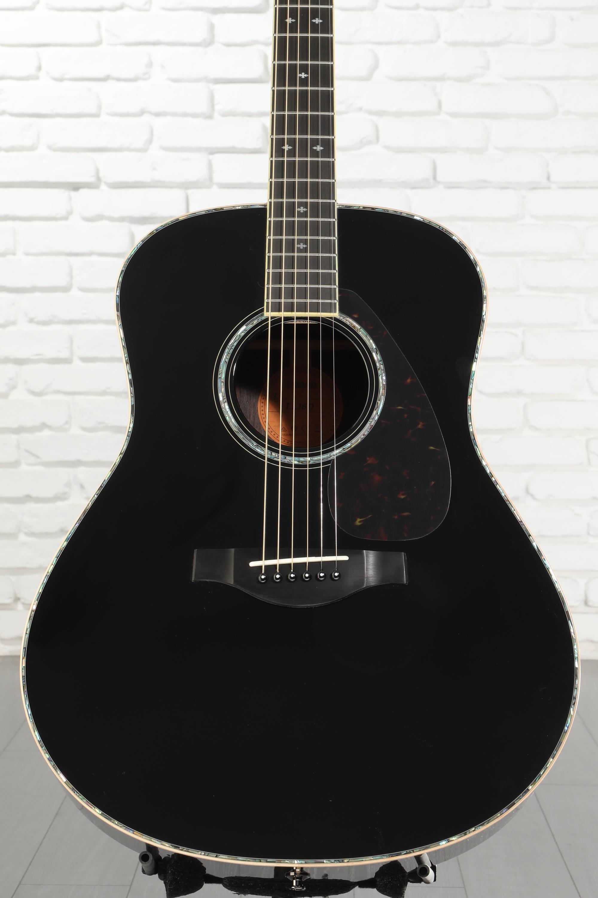 Yamaha LL16D ARE Original Jumbo Acoustic-electric Guitar - Black