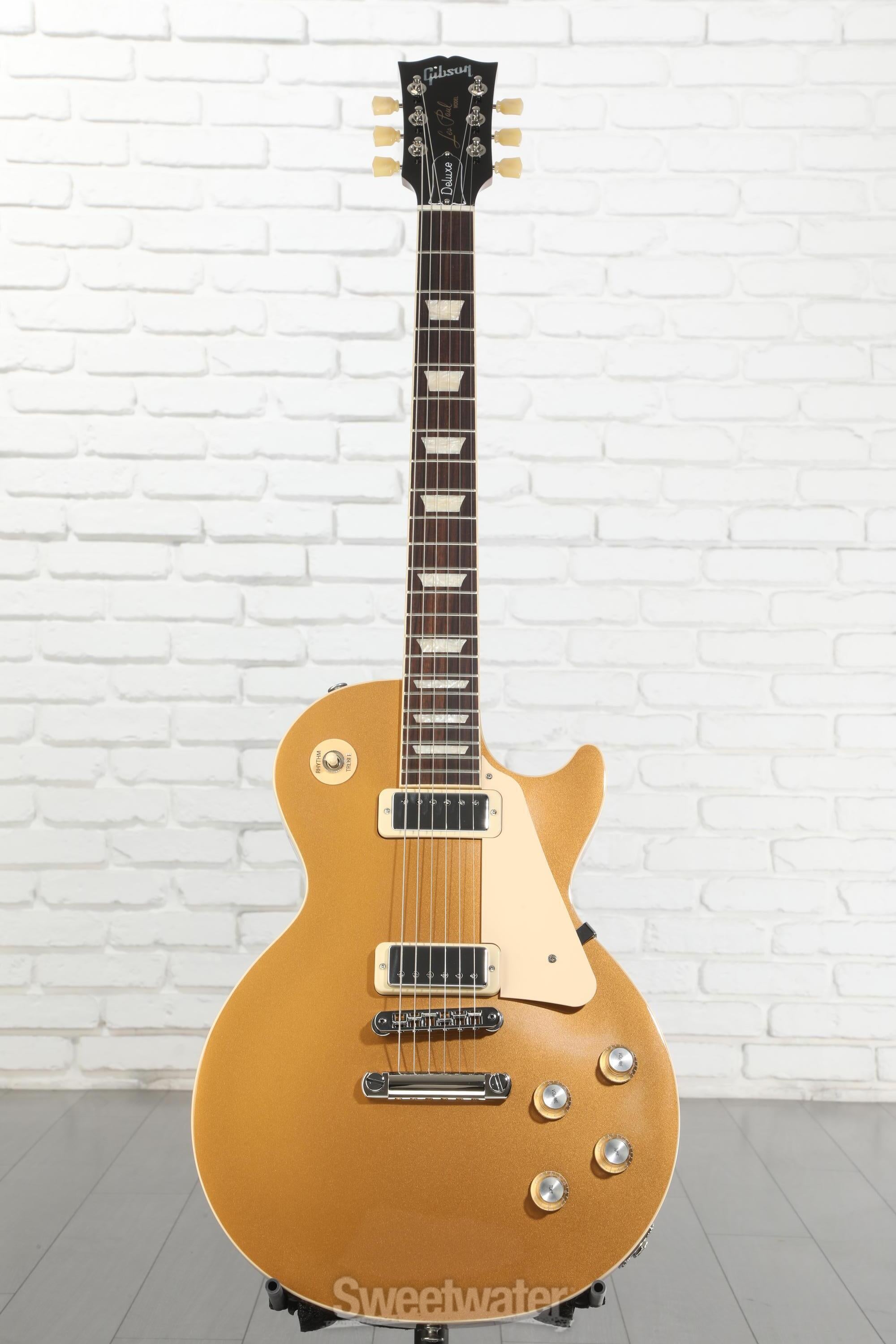 Gibson Les Paul Deluxe 70s Electric Guitar - Goldtop | Sweetwater