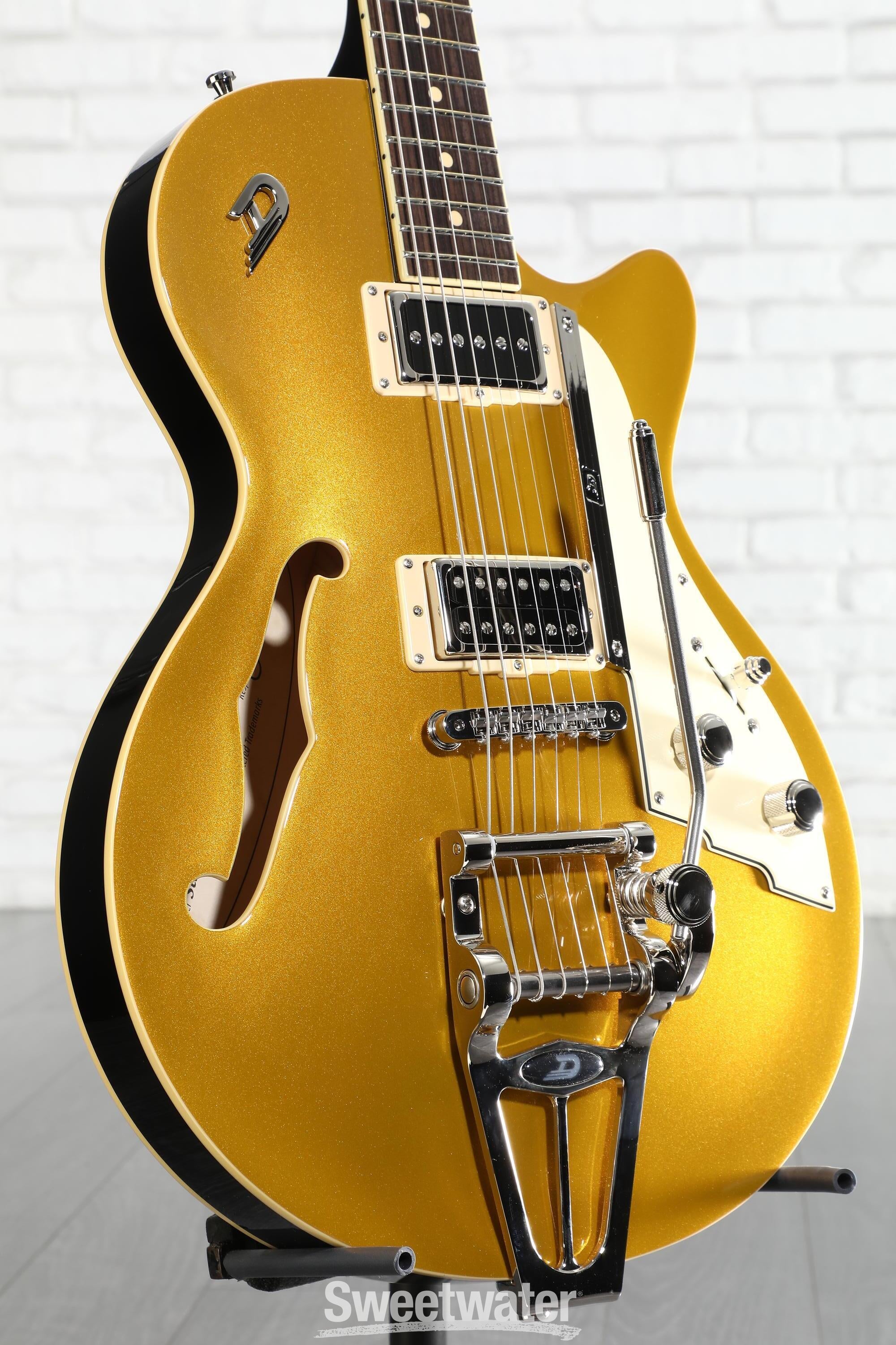 Photo of Duesenberg Starplayer TV Semi-hollowbody Electric Guitar - Gold Top
