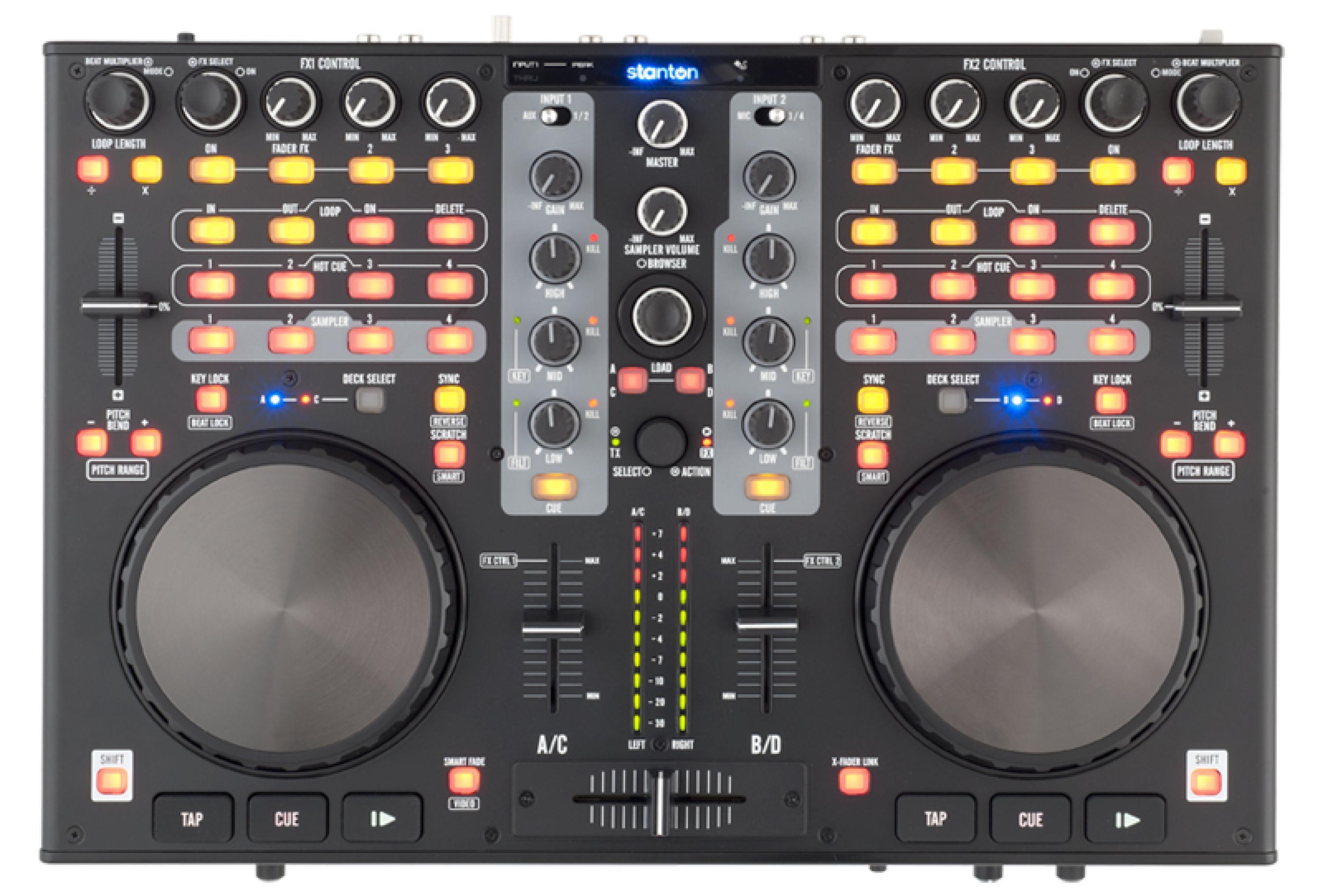 スタントン DJC.4 Stanton DJC.4 4-channel DJ Controller | Sweetwater