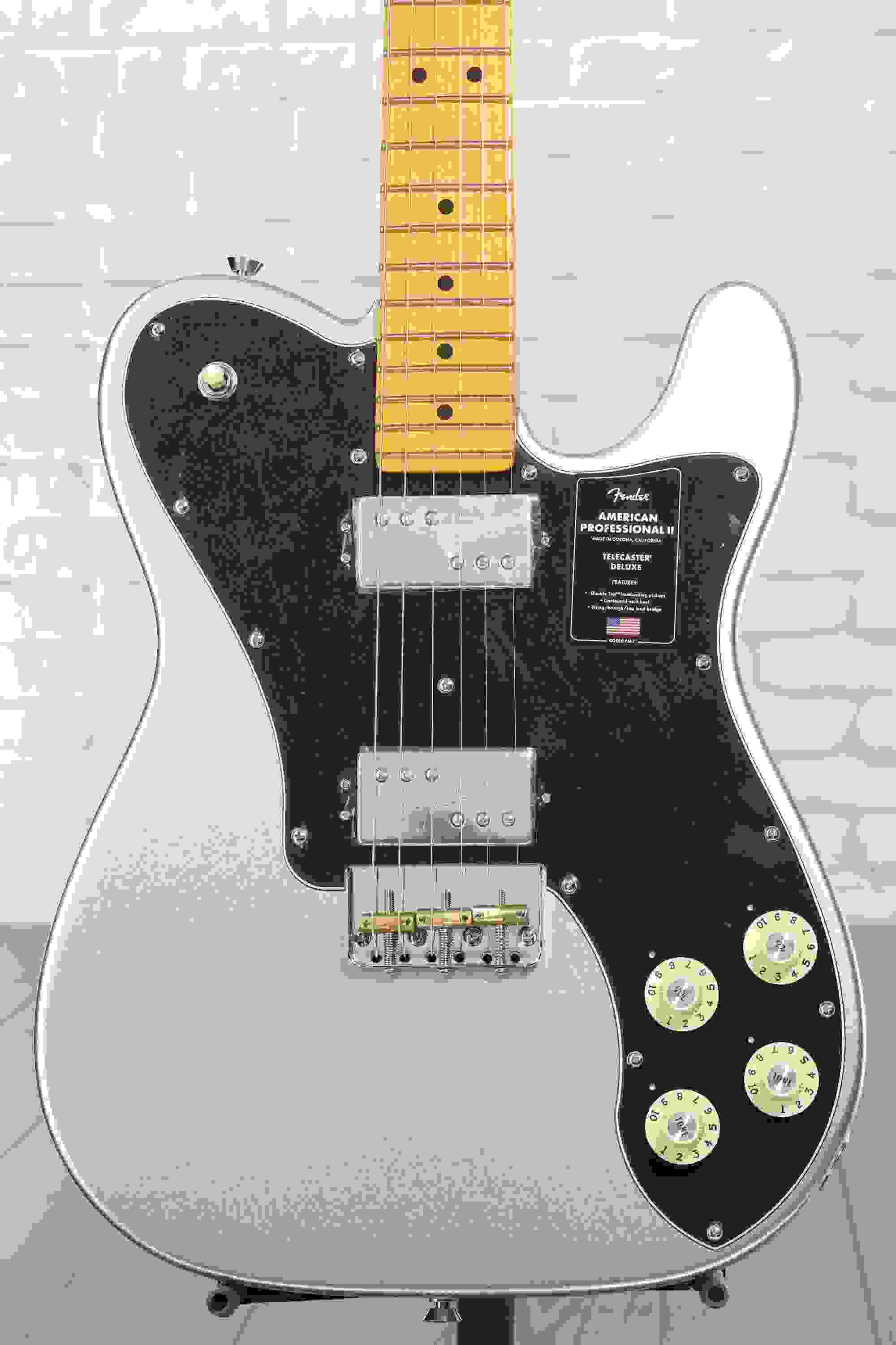 Fender American Professional II Telecaster Deluxe - Mystic Surf Green with Maple Fingerboard