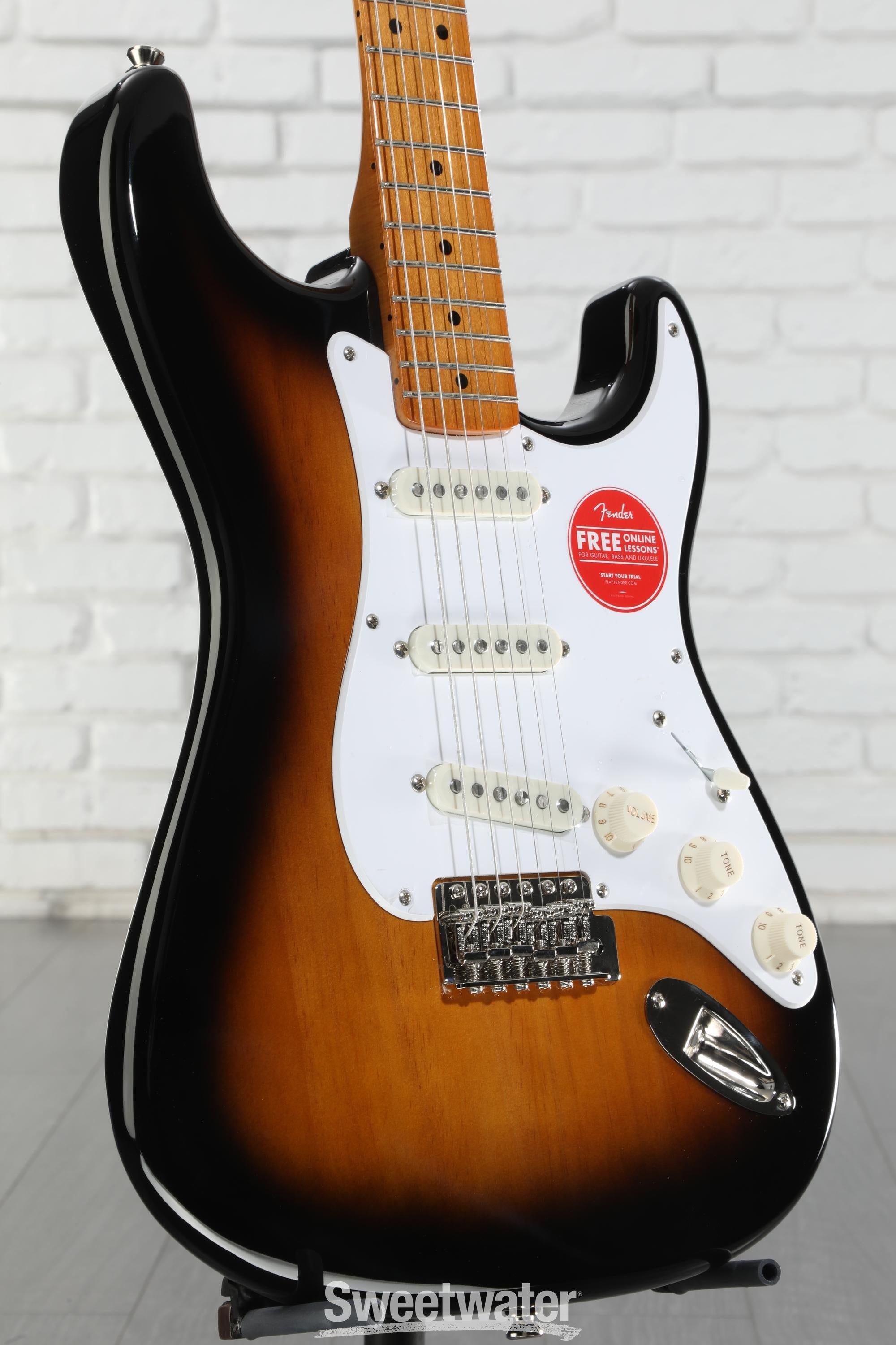 Squier by Fender Classic Vibe 50s ストラト Amazon.com: Squier Classic Vibe 50s Stratocaster Electric