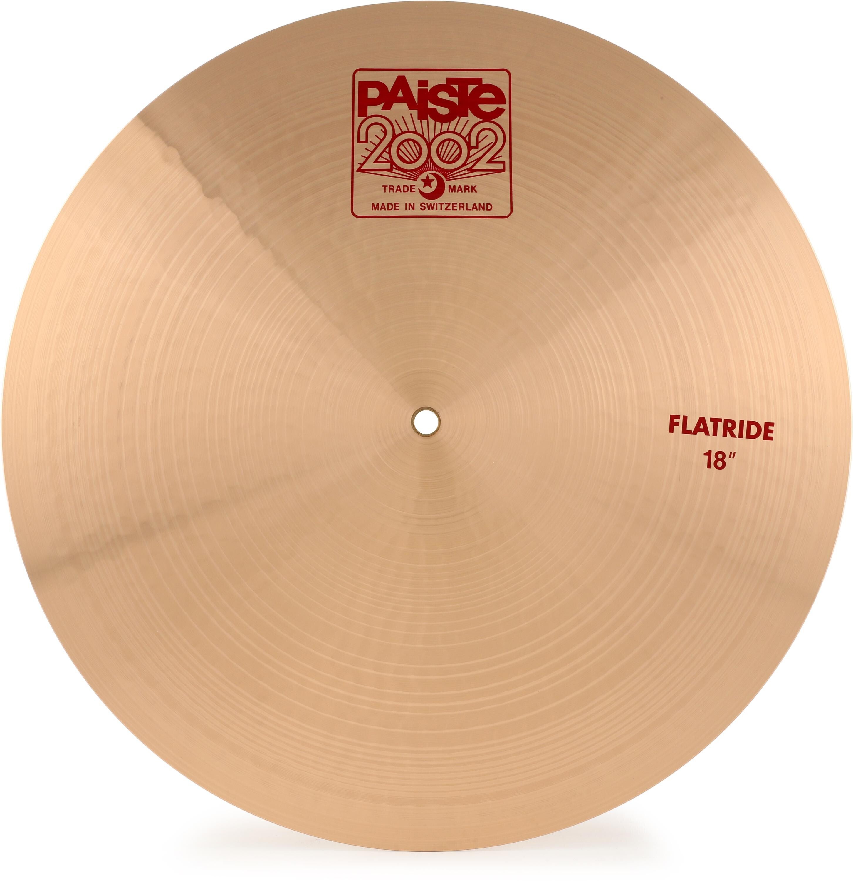 Paiste 18-inch 2002 Flat Ride Cymbal