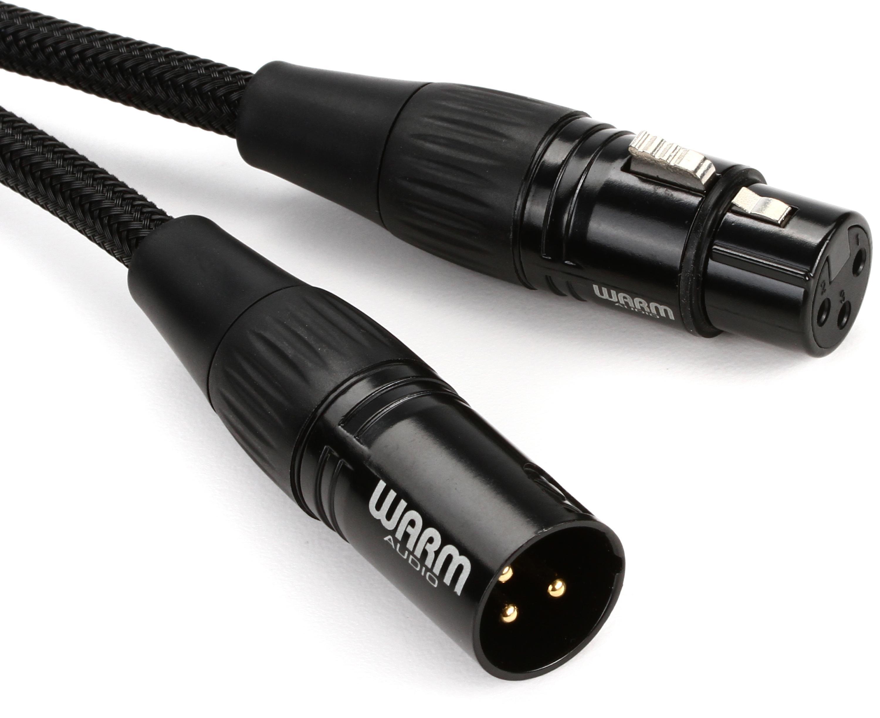 Photo of Warm Audio Premier Gold XLR Female to XLR Male Microphone Cable - 6 foot