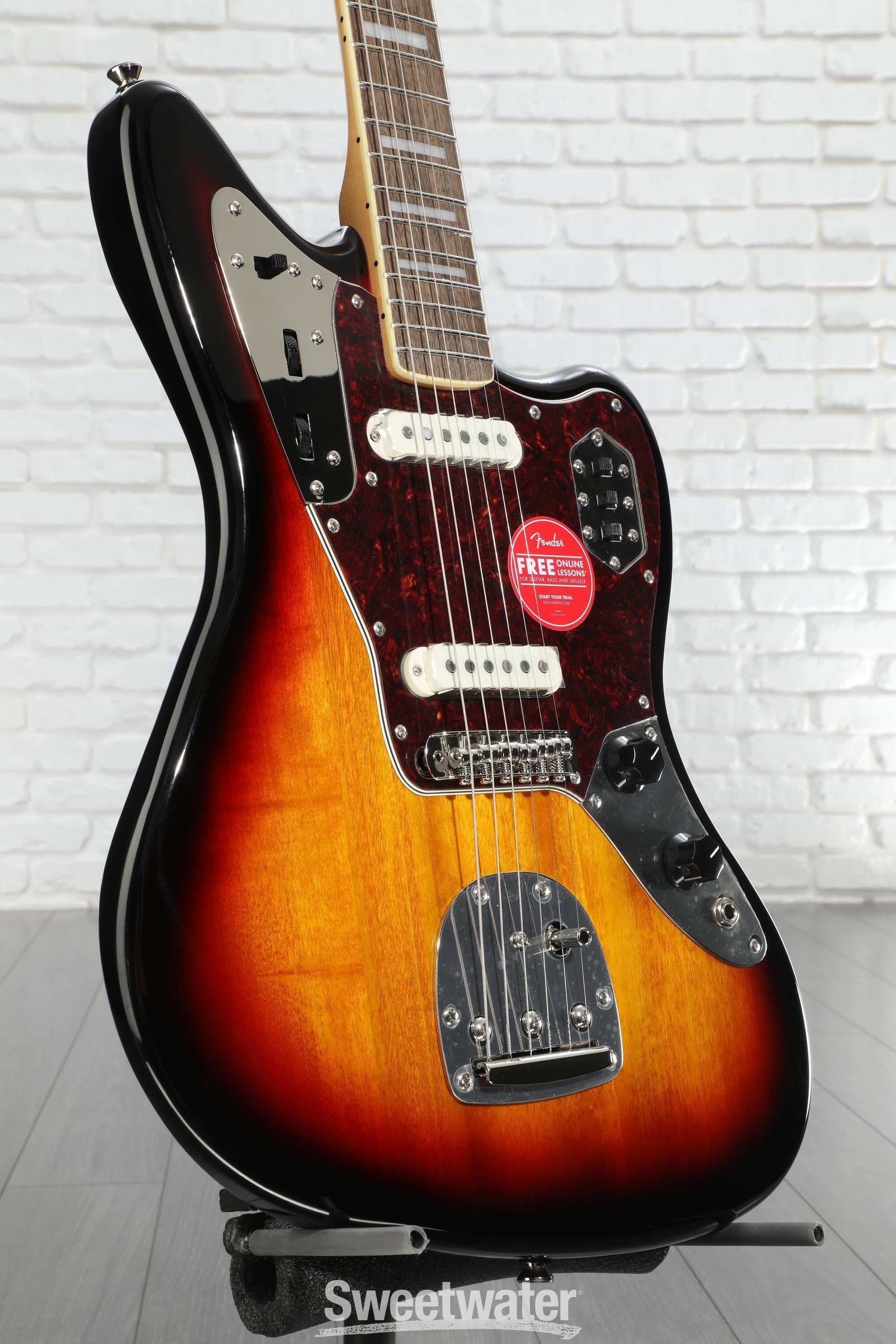 Squier Classic Vibe '70s Jaguar - 3-Tone Sunburst | Sweetwater