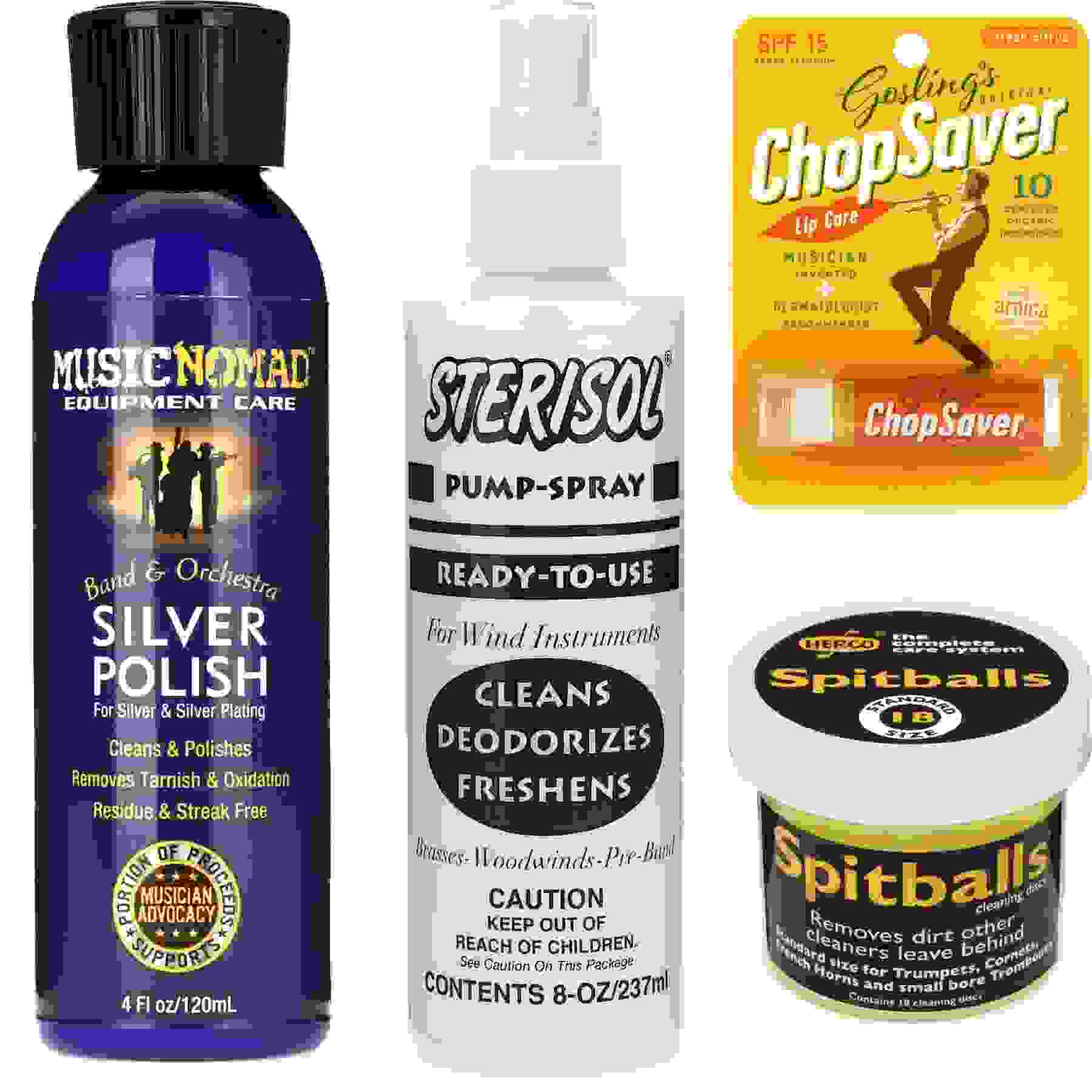 Sweetwater Care Bundle for Trumpet/Cornet with Silver Finish