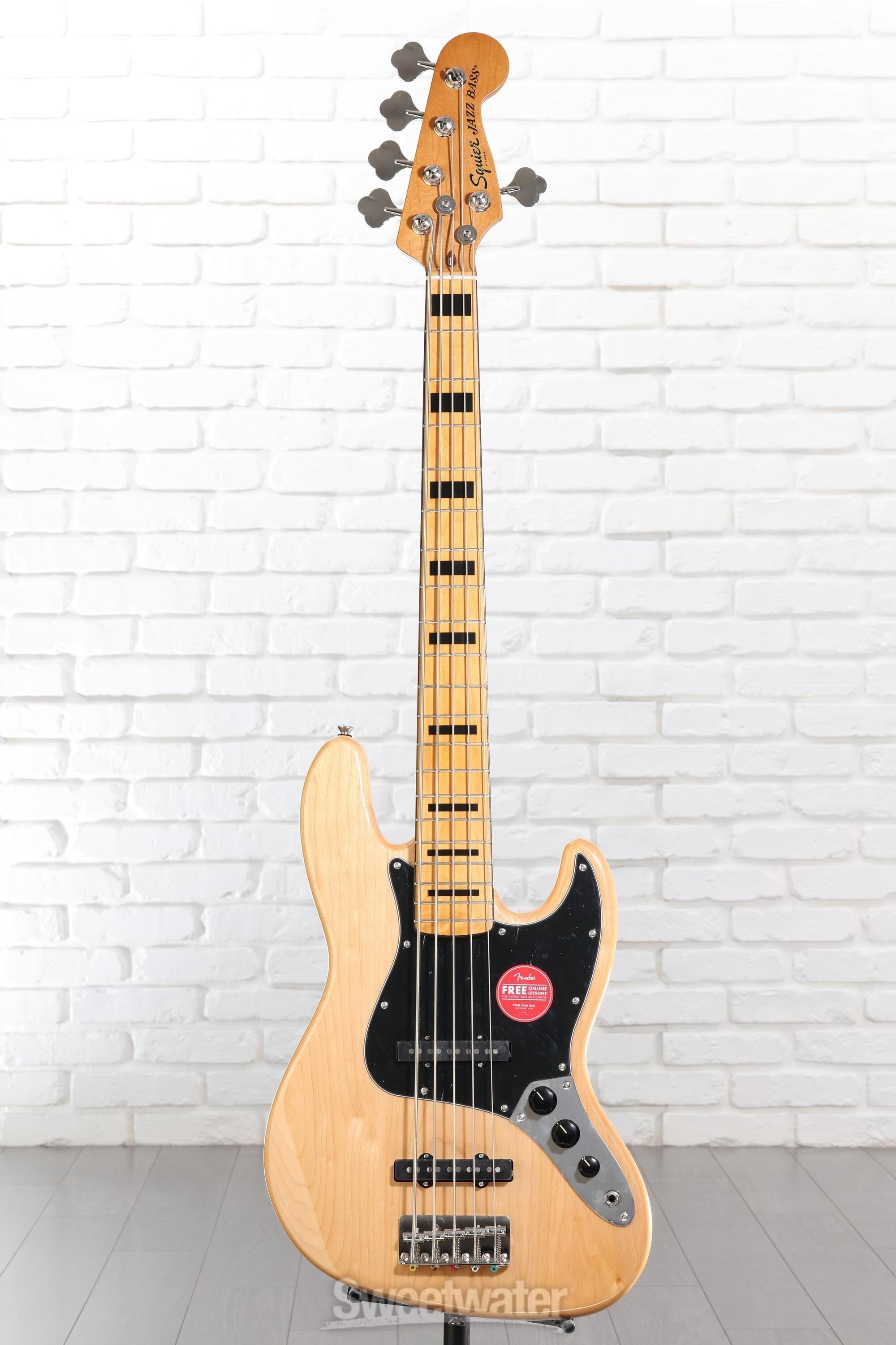 Squier Classic Vibe '70s Jazz Bass V - Natural with Maple
