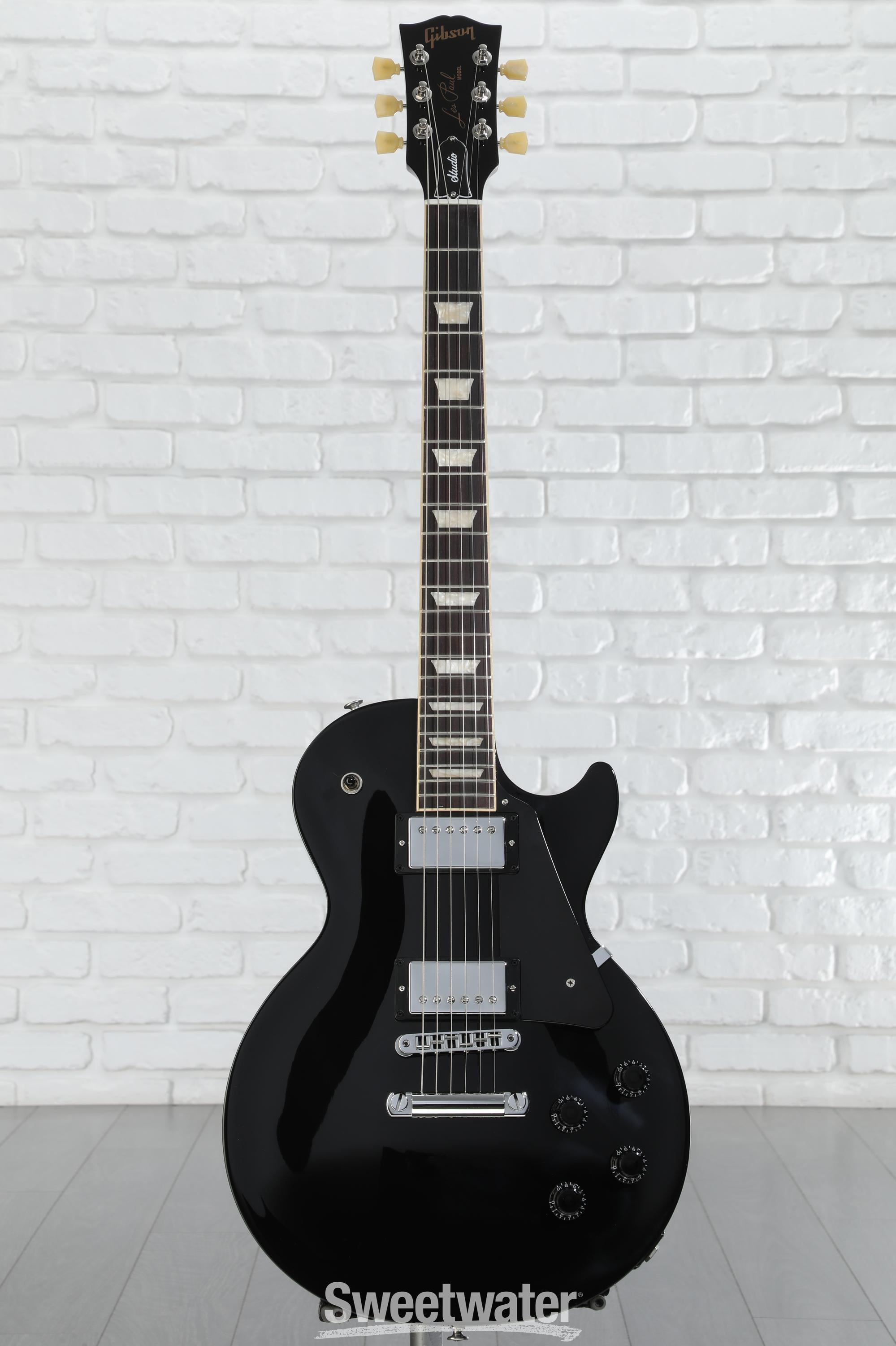 ギター Gibson Les Paul studio EB Gibson Les Paul Studio Electric Guitar - Ebony | Sweetwater