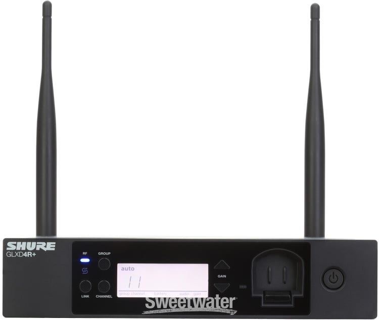 Shure GLXD4R+ Digital Wireless Rackmount Receiver