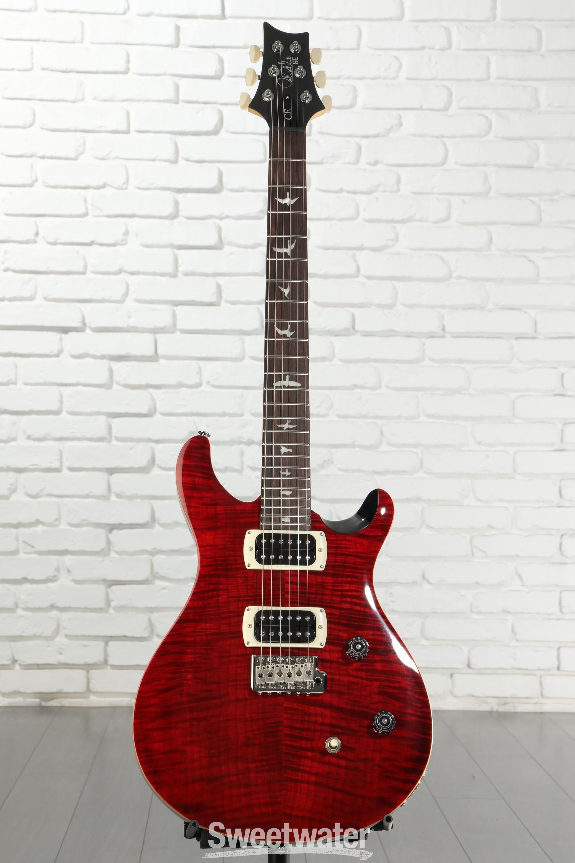 PRS SE CE 24 Electric Guitar - Black Cherry Reviews | Sweetwater