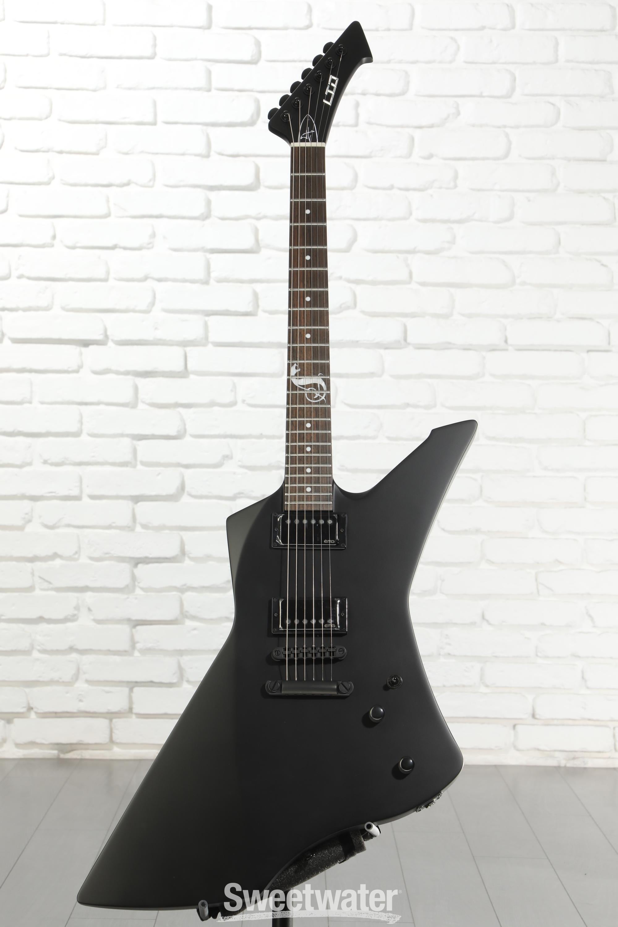 ESP LTD James Hetfield Signature Snakebyte - Black Satin | Sweetwater