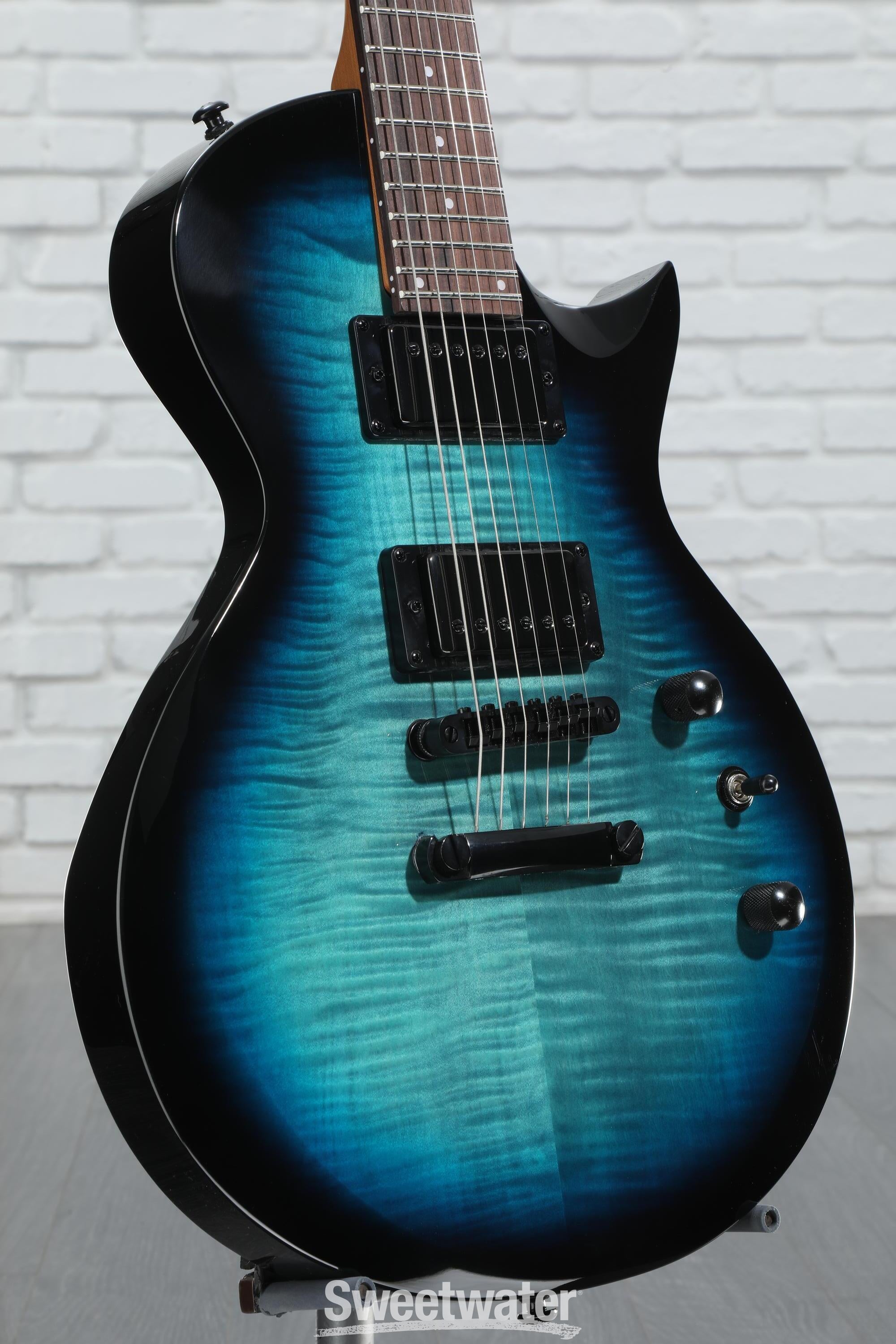 ESP LTD EC-200DX Electric Guitar - Blue Burst | Sweetwater