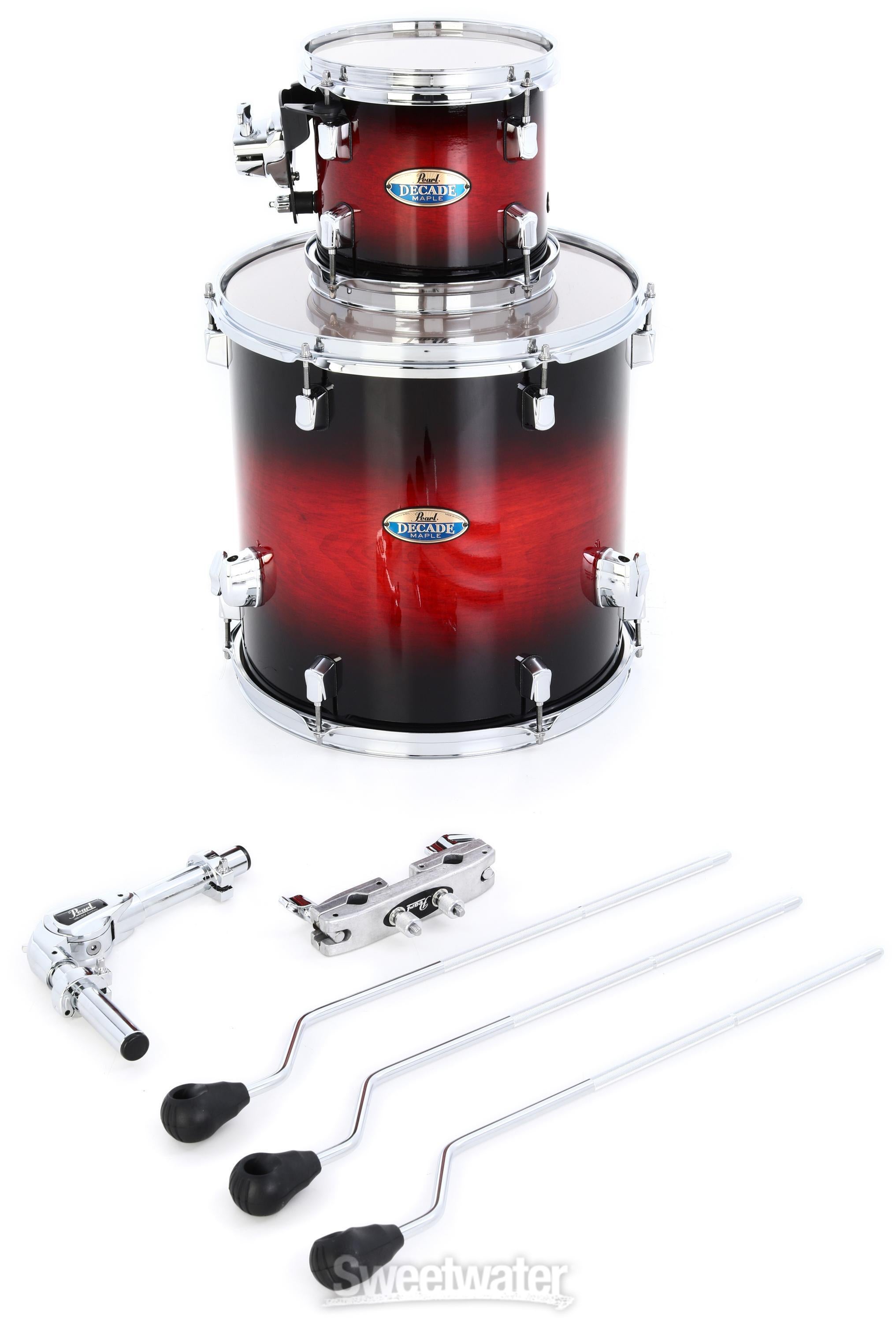 Pearl Decade Maple 2-piece Add-on Tom Pack - Gloss Deep Red