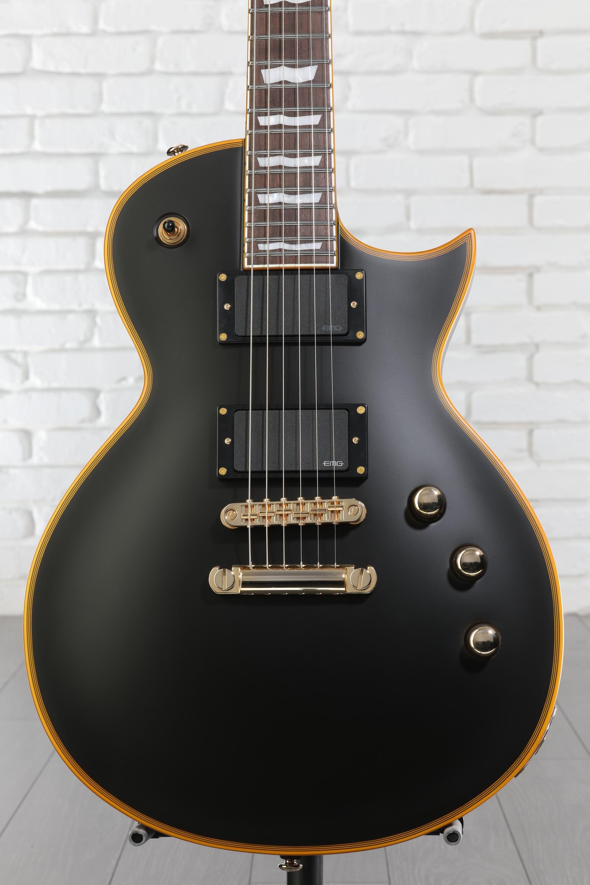 ltd ec1000 deluxe ビンテージブラック ESP LTD Deluxe EC-1000 Electric Guitar Black | Guitar Center