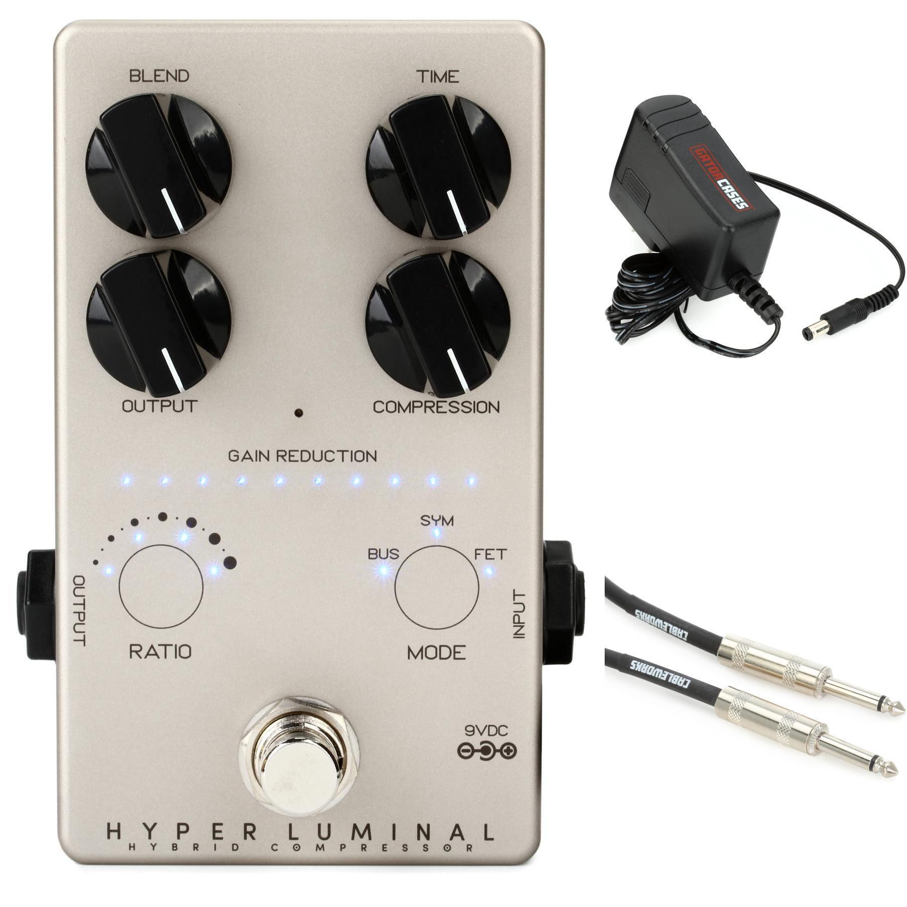 ベース Darkglass Electronics HYPER LUMINAL Darkglass Hyper Luminal Bass Compressor Pedal - Limited Black