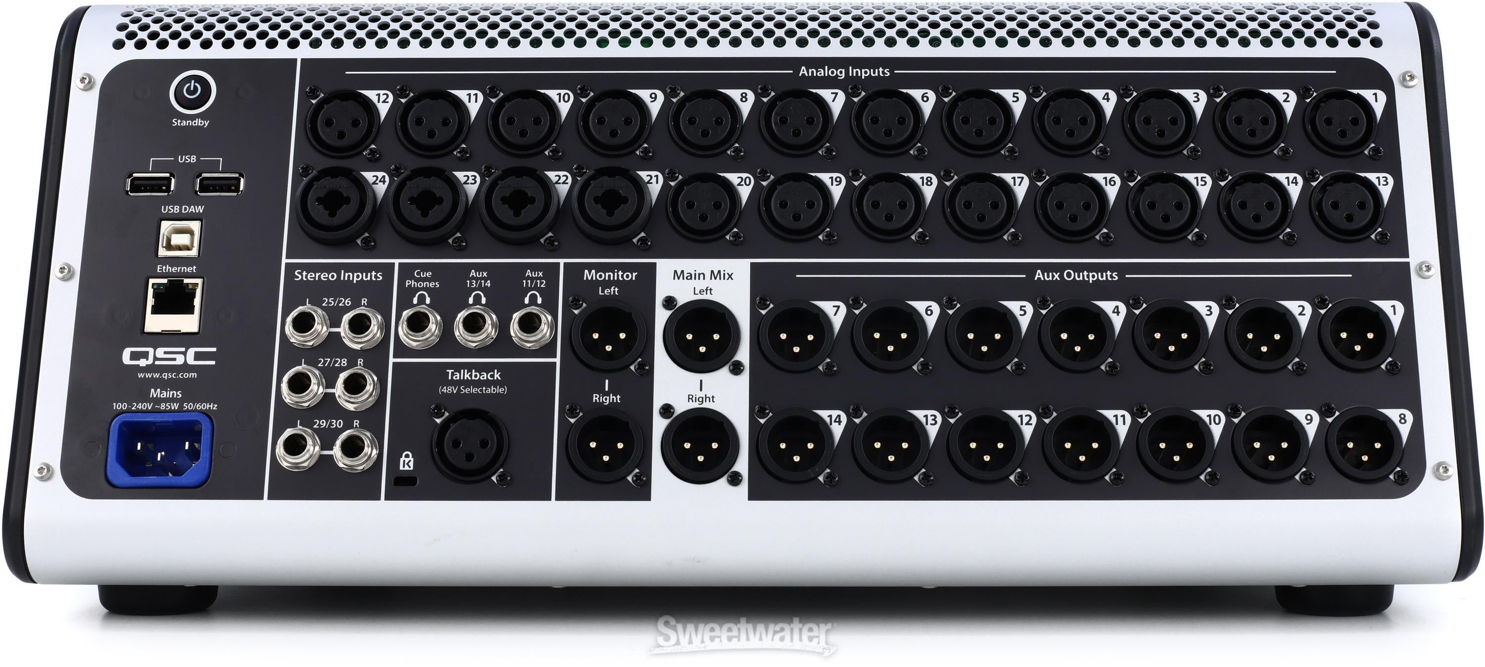 QSC TouchMix-30 Proは、32入力のデジタルミキサー QSC TouchMix-30 Pro 32-Channel Digital Mixer | Guitar Center