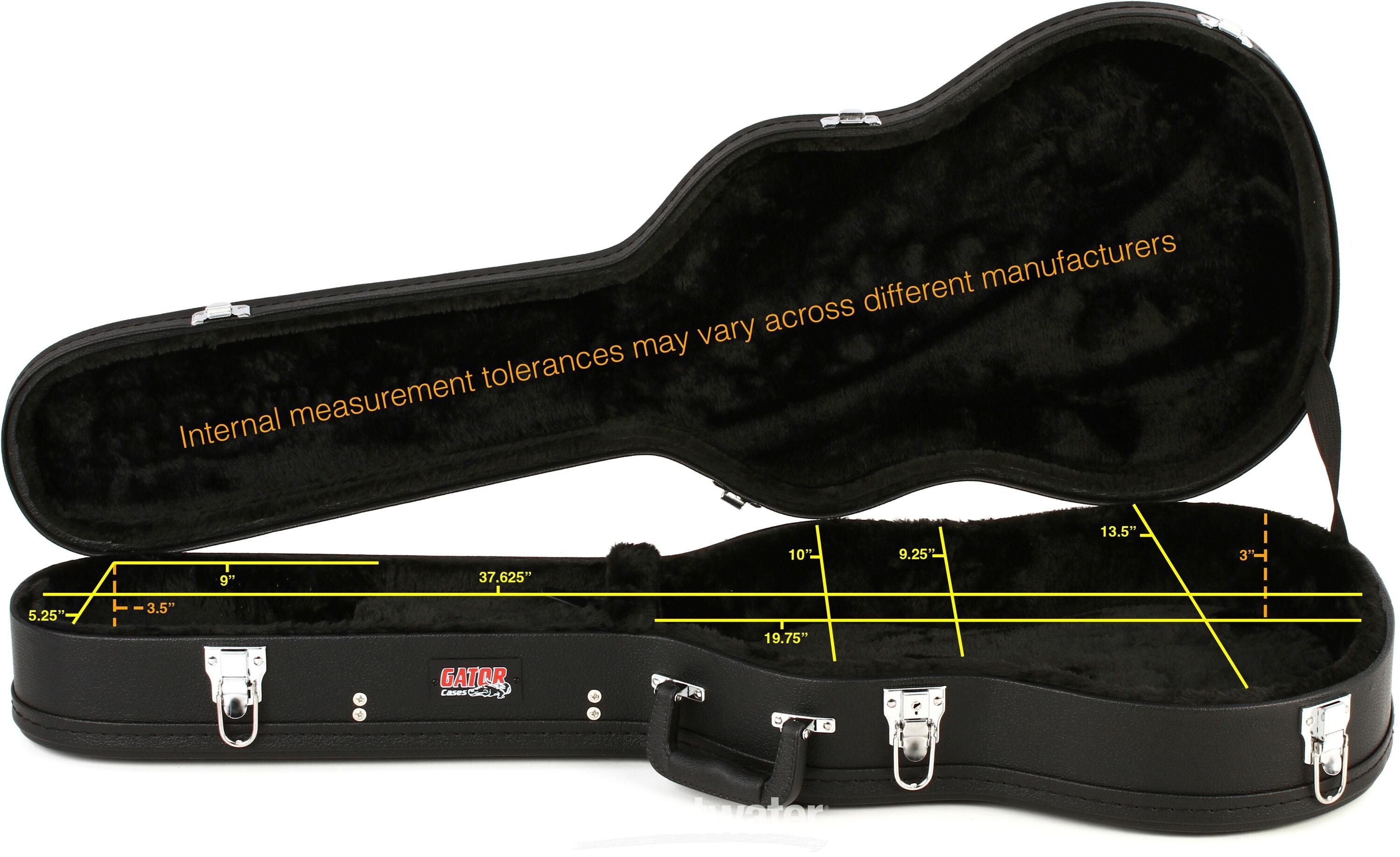 Guitar best sale case size