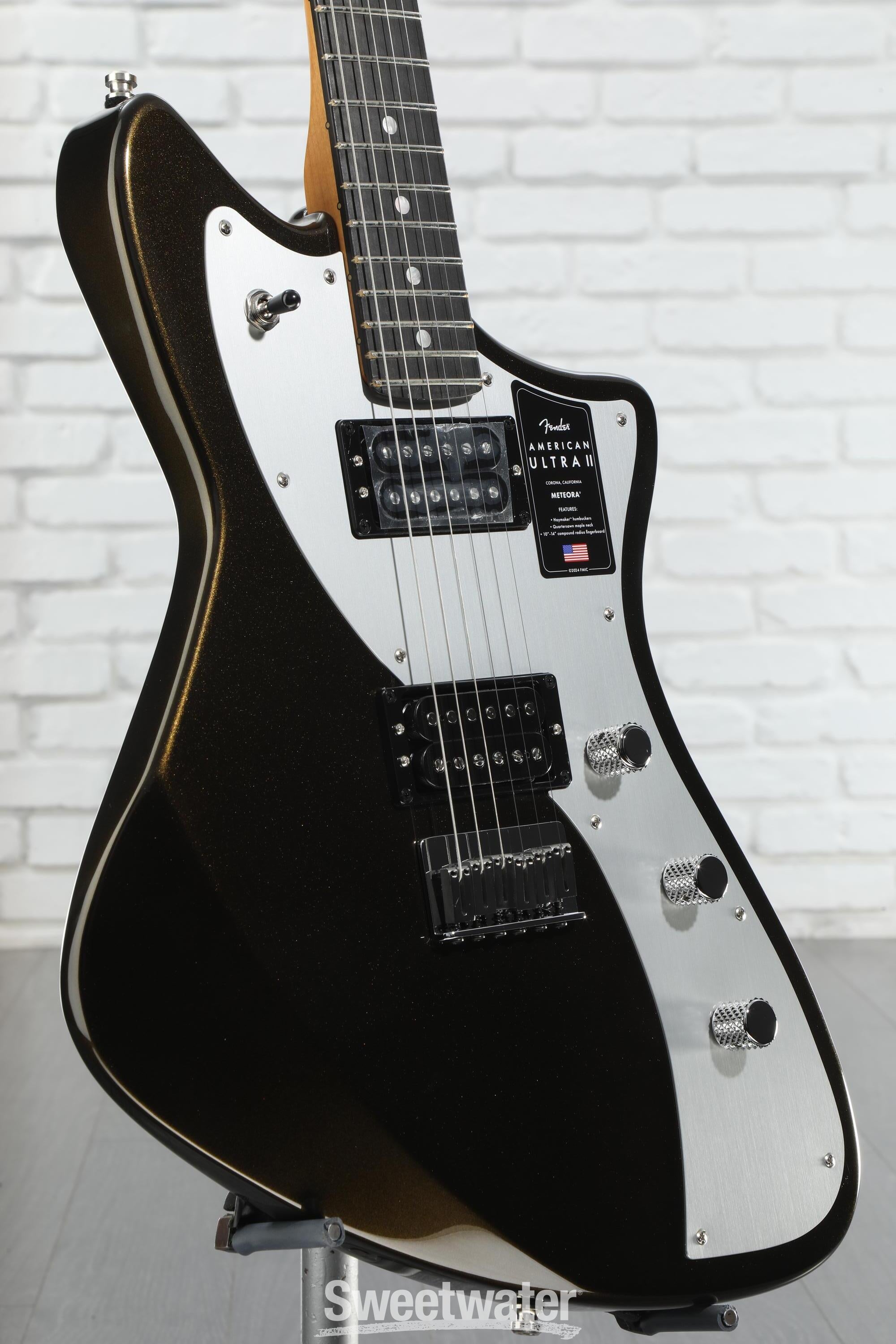Fender American Ultra II Meteora Electric Guitar - Texas Tea