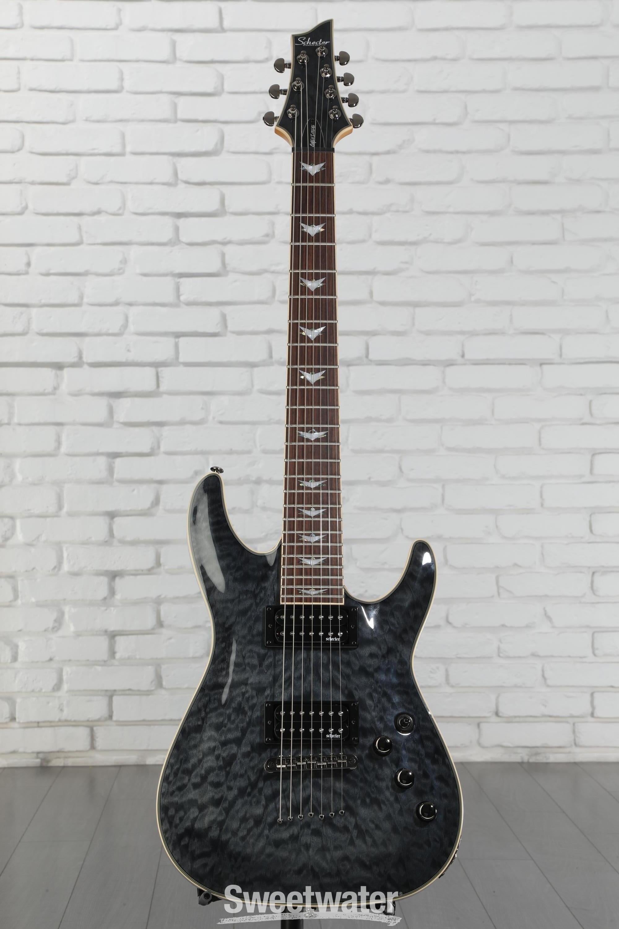 Schecter Omen Extreme-7 7弦ギター Schecter Omen Extreme-7 Electric Guitar - See Thru Black